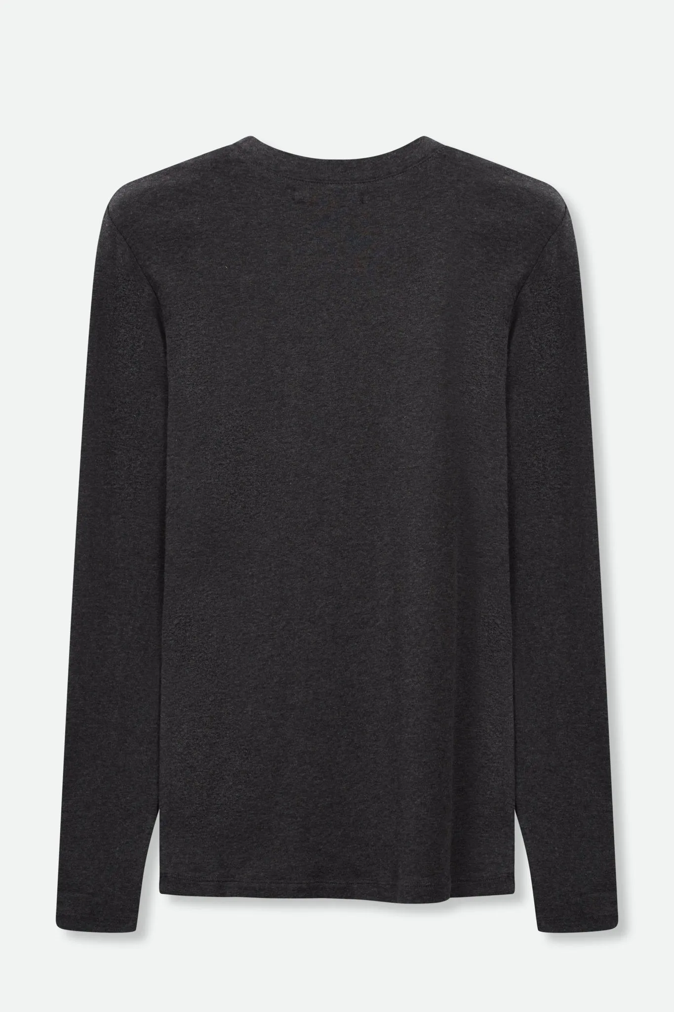 LONG SLEEVE CREW IN HEATHERED PIMA STRETCH thought wear
