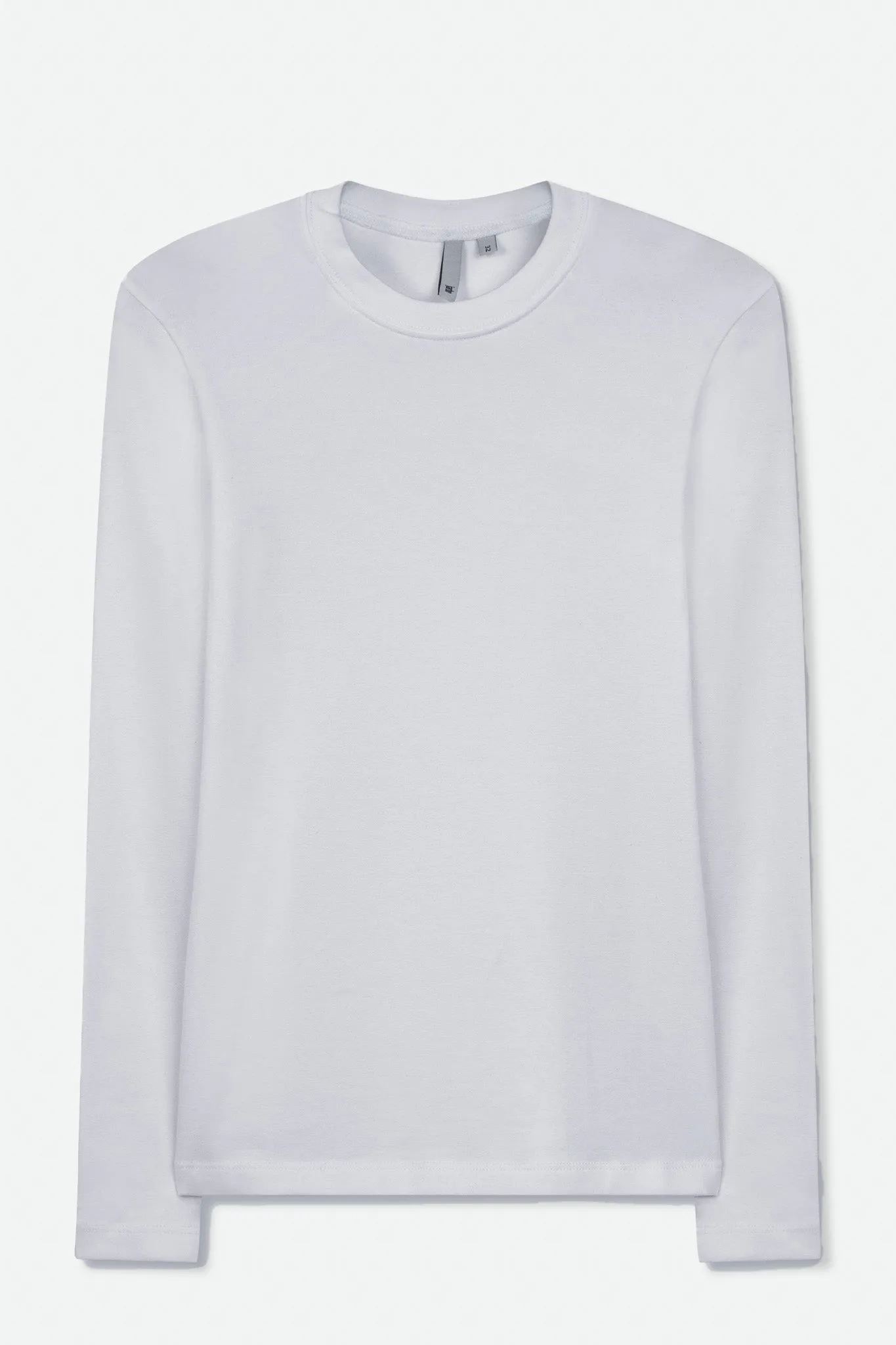 LONG SLEEVE CREW IN PIMA COTTON STRETCH humble grace