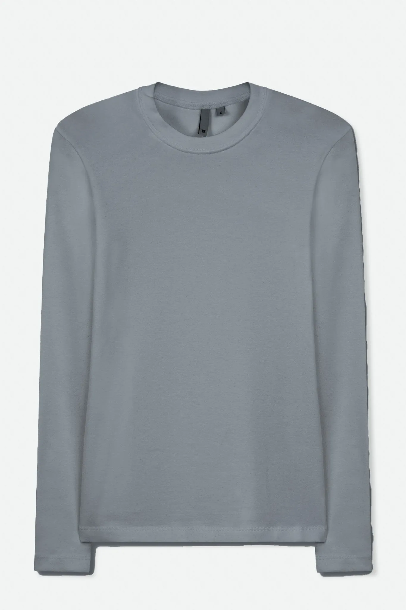 LONG SLEEVE CREW IN PIMA COTTON STRETCH wardrobe must
