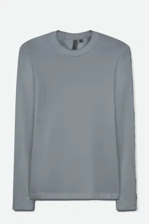 LONG SLEEVE CREW IN PIMA COTTON STRETCH mens line LONG SLEEVE CREW IN PIMA COTTON STRETCH wardrobe must