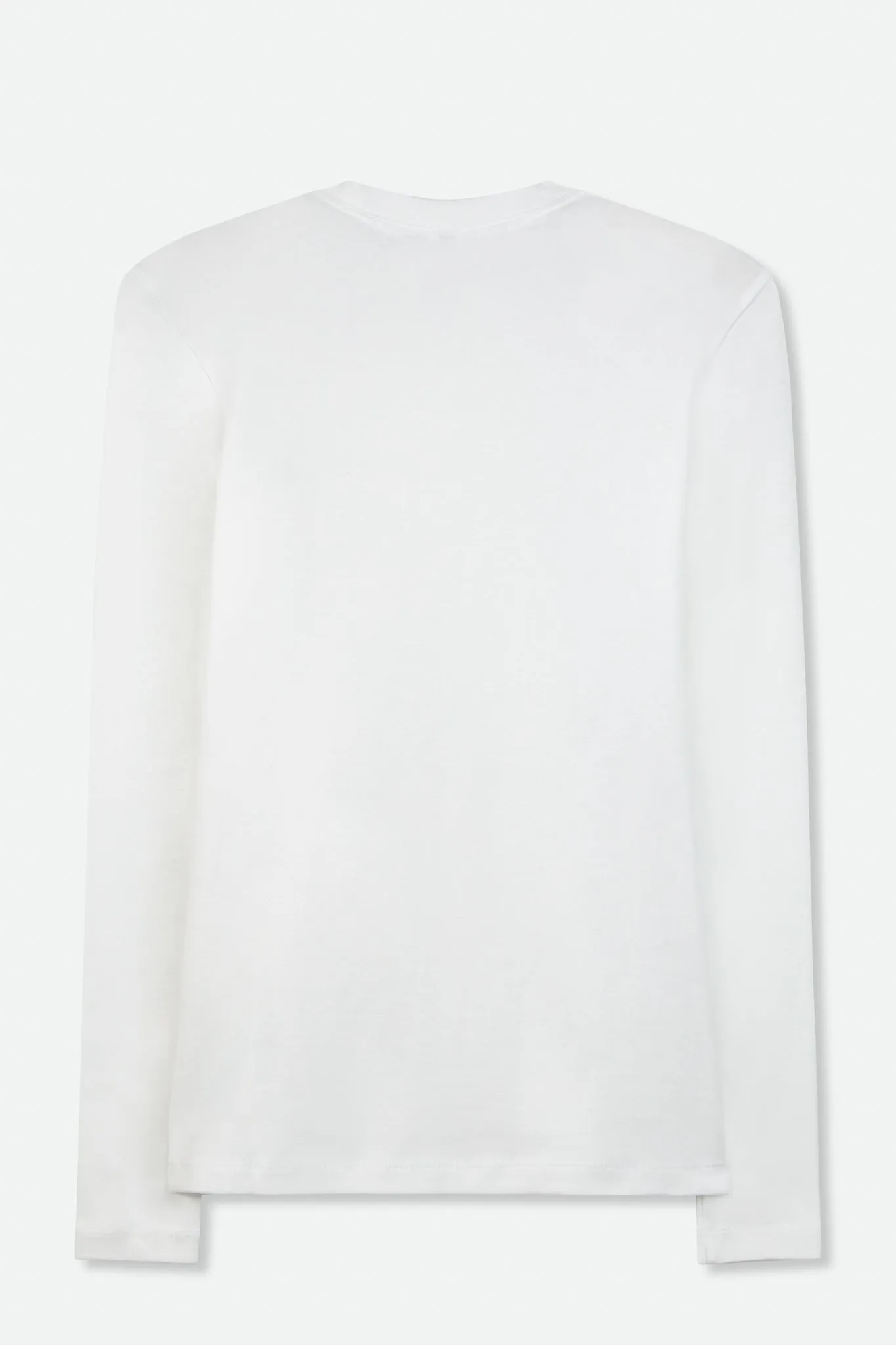 LONG SLEEVE CREW IN PIMA COTTON STRETCH breathable fit