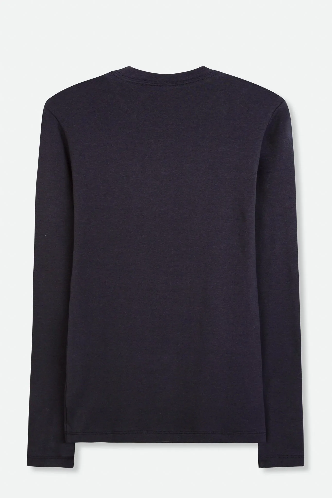 LONG SLEEVE CREW IN PIMA COTTON STRETCH casual mood