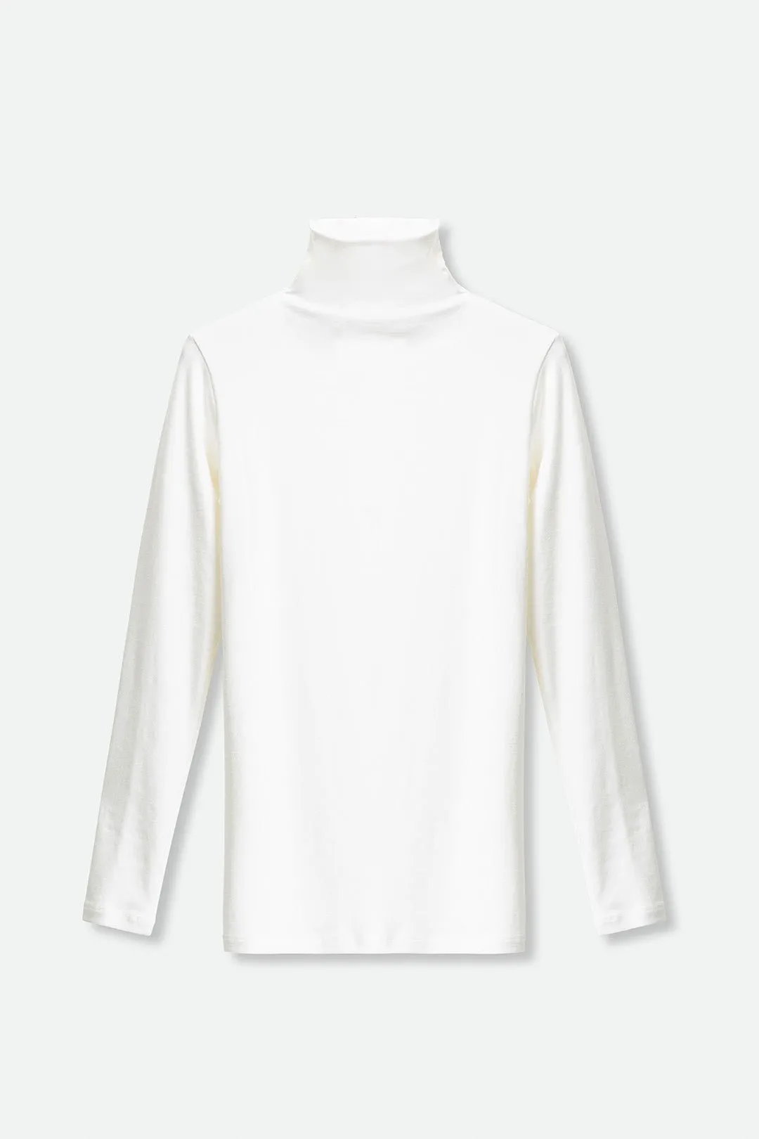 LONG SLEEVE HIGH NECK IN PIMA COTTON - FINAL FEW couple set