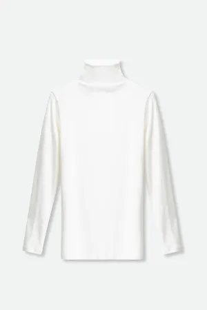 LONG SLEEVE HIGH NECK IN PIMA COTTON - FINAL FEW gentle hug LONG SLEEVE HIGH NECK IN PIMA COTTON - FINAL FEW couple set