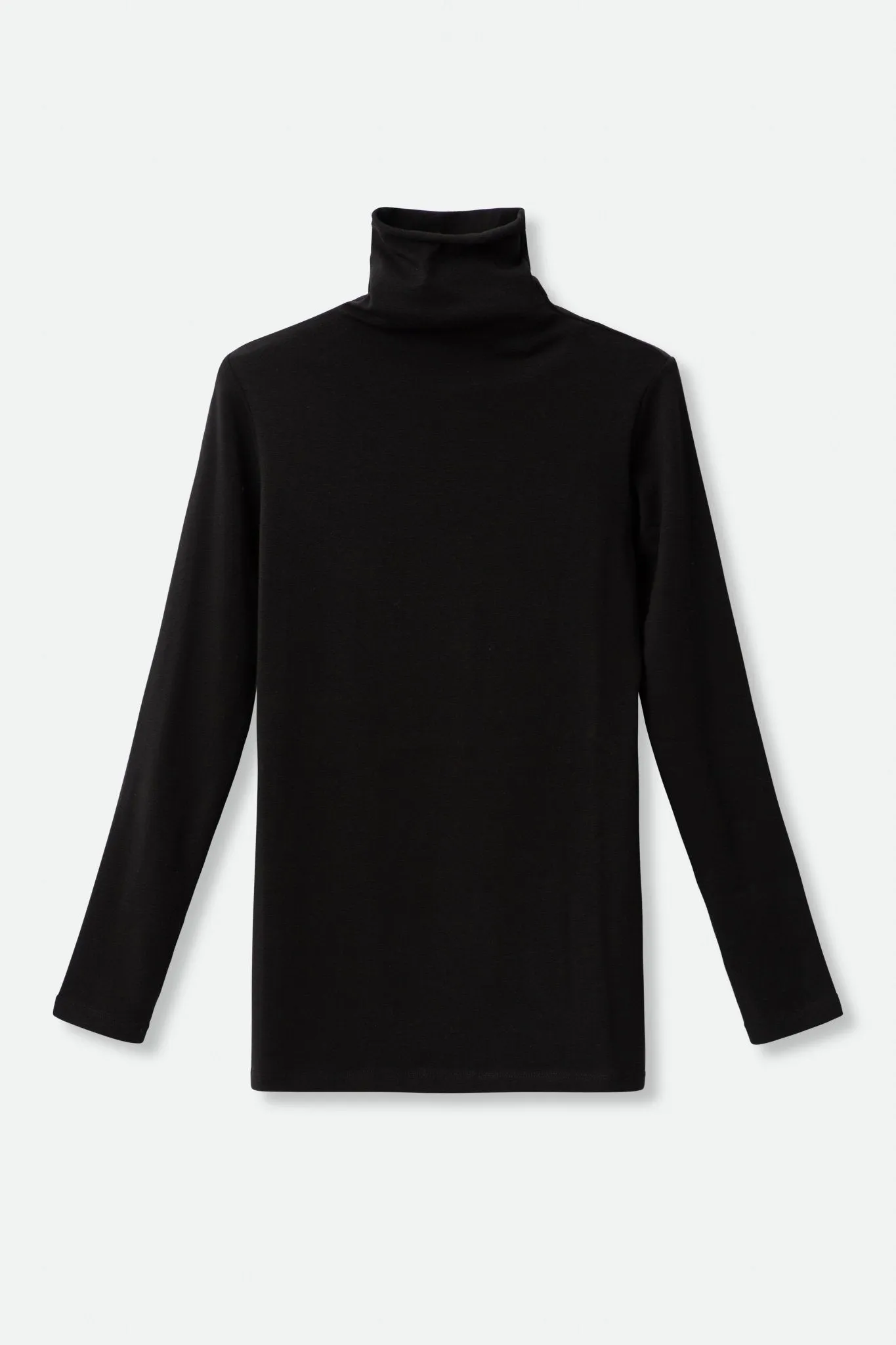 LONG SLEEVE TURTLENECK IN PIMA COTTON STRETCH close comfort