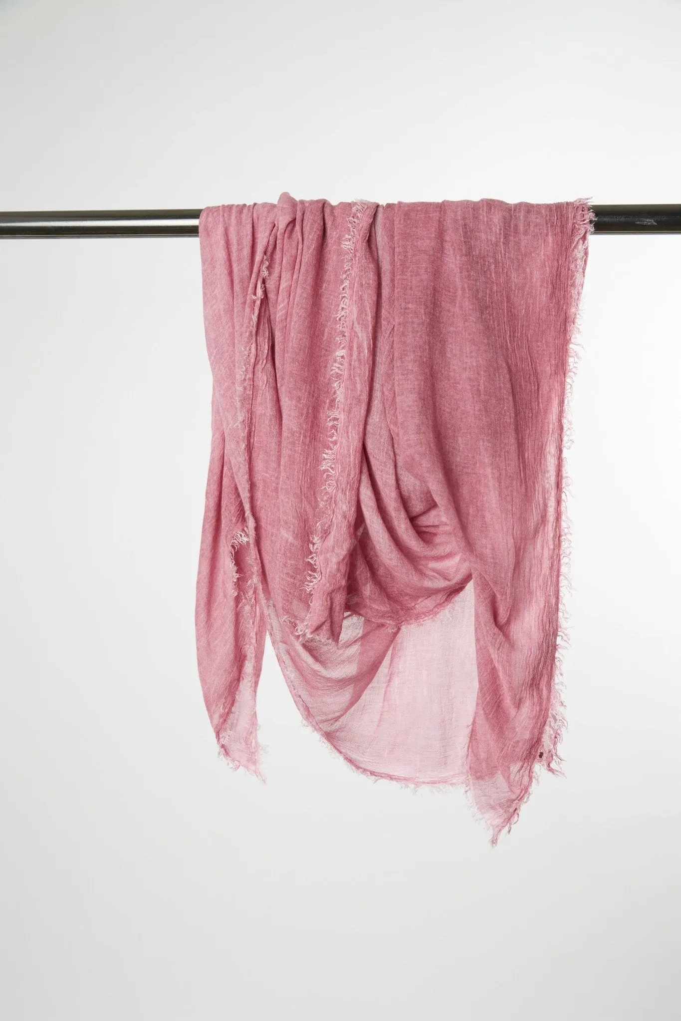LORCA ITALIAN WRAP SCARF sleek lines
