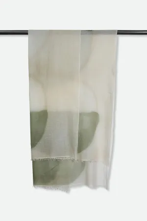 LUNAR GOLD SCARF IN HAND DYED CASHMERE season tone LUNAR GOLD SCARF IN HAND DYED CASHMERE moment warmth