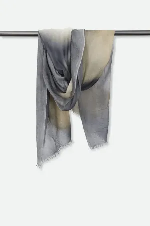 LUNAR NIGHT SCARF IN HAND DYED CASHMERE cool night