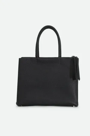 MARCEL HANDBAG IN ITALIAN LEATHER BLACK versatile use MARCEL HANDBAG IN ITALIAN LEATHER BLACK refined shape