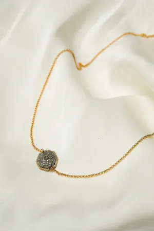 MIA DIAMOND HEX BEAD NECKLACE secret charm MIA DIAMOND HEX BEAD NECKLACE ethnic glam
