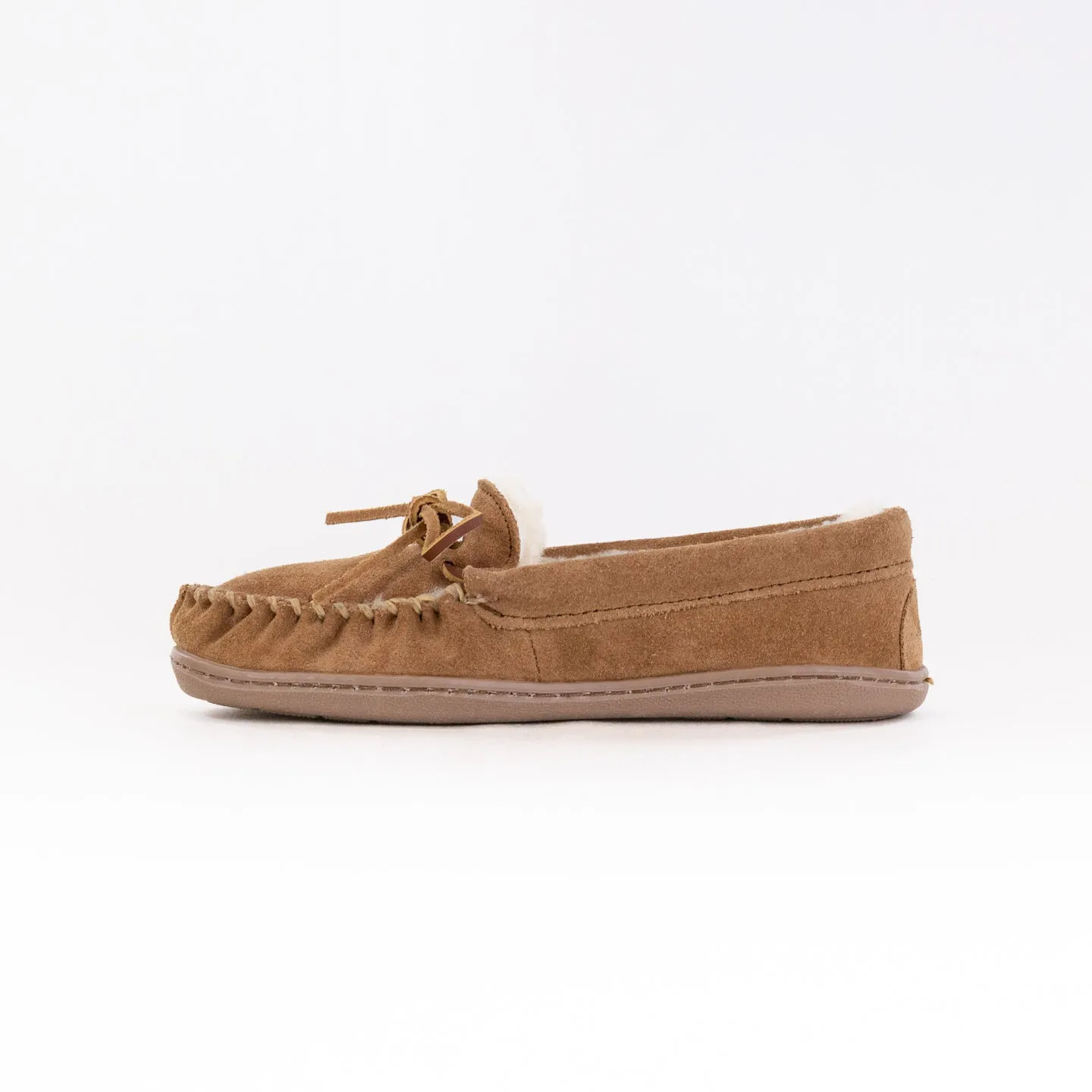 Minnetonka Pile Lined Hardsole (Men's) - Brown trail comfort