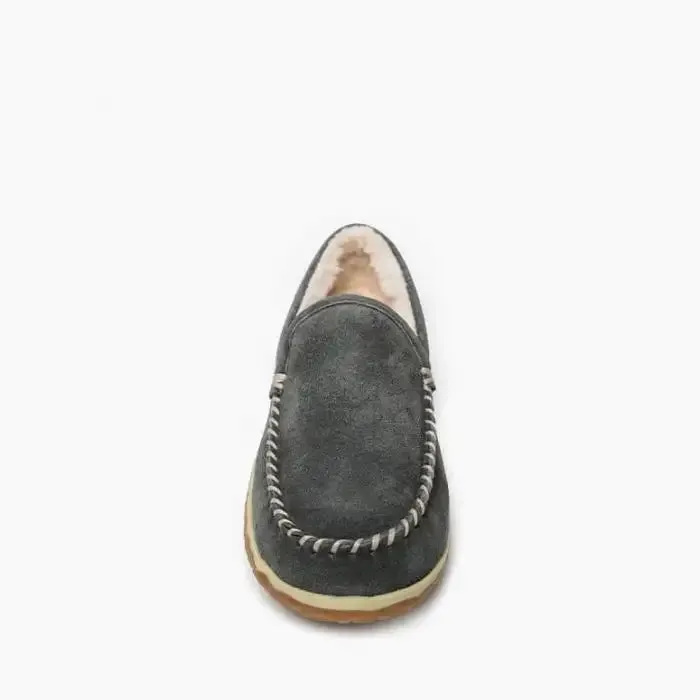 Minnetonka Tilden Moc (Men's) - Grey seamless design