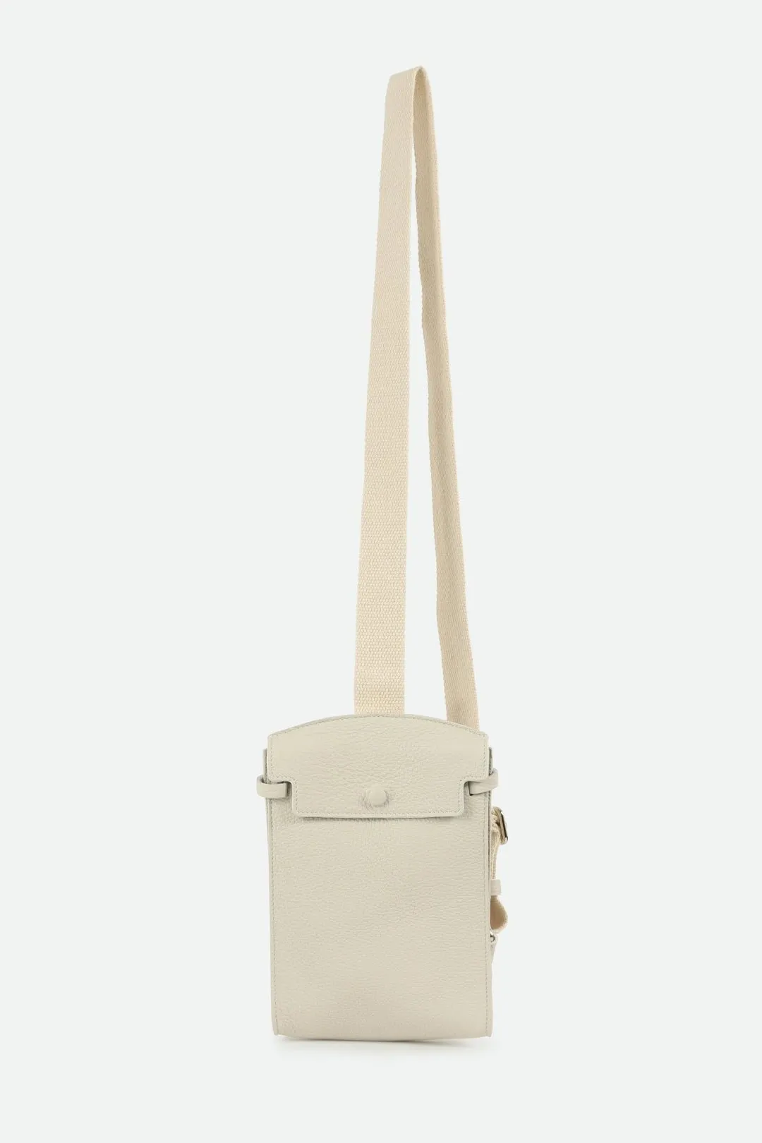 MONZA ITALIAN LEATHER CROSSBODY BUTTER WHITE urban life