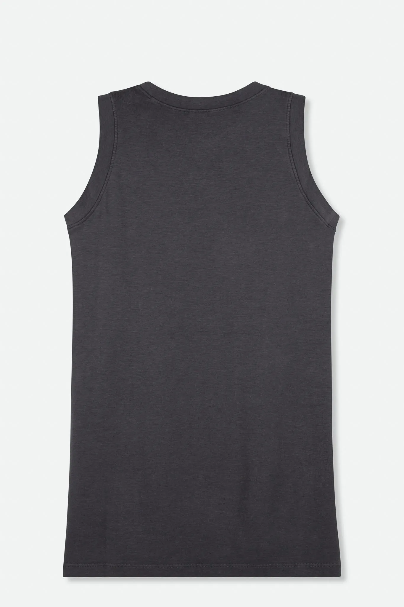 MUSCLE TANK HIGH HIP LENGTH IN PIMA COTTON energy start