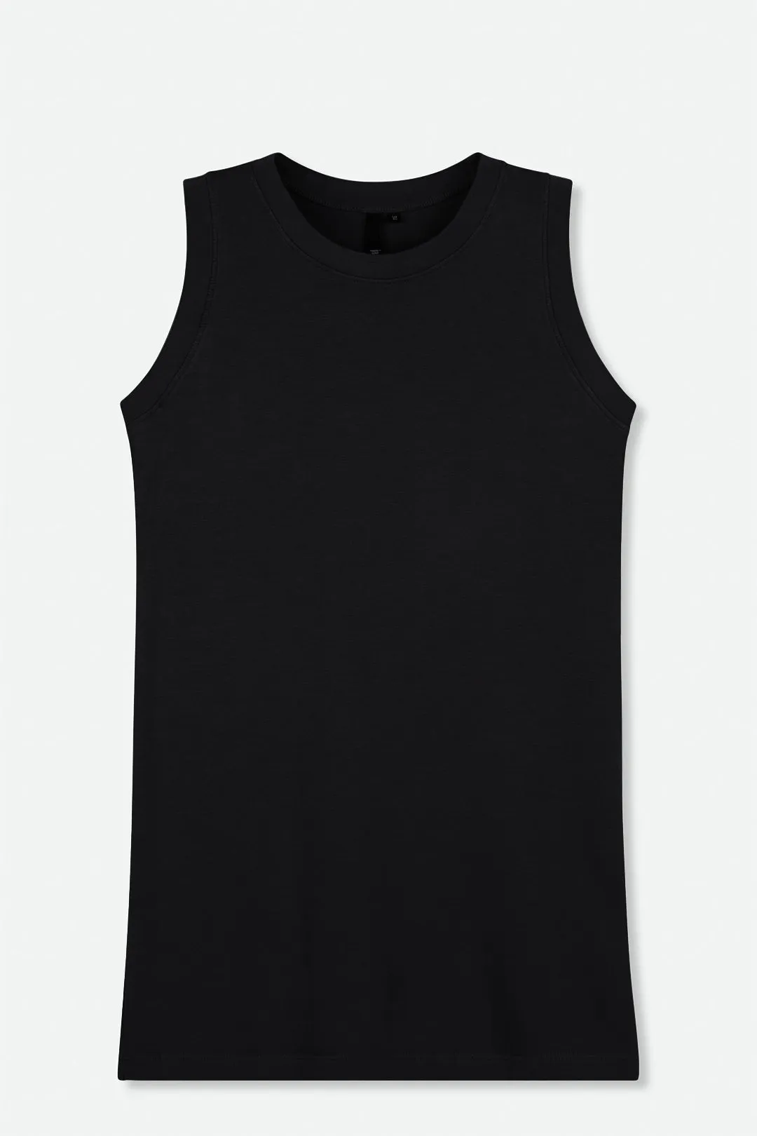 MUSCLE TANK HIGH HIP LENGTH IN PIMA COTTON designer made