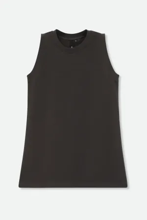MUSCLE TANK HIGH HIP LENGTH IN PIMA COTTON eastern touch MUSCLE TANK HIGH HIP LENGTH IN PIMA COTTON subtle luxury