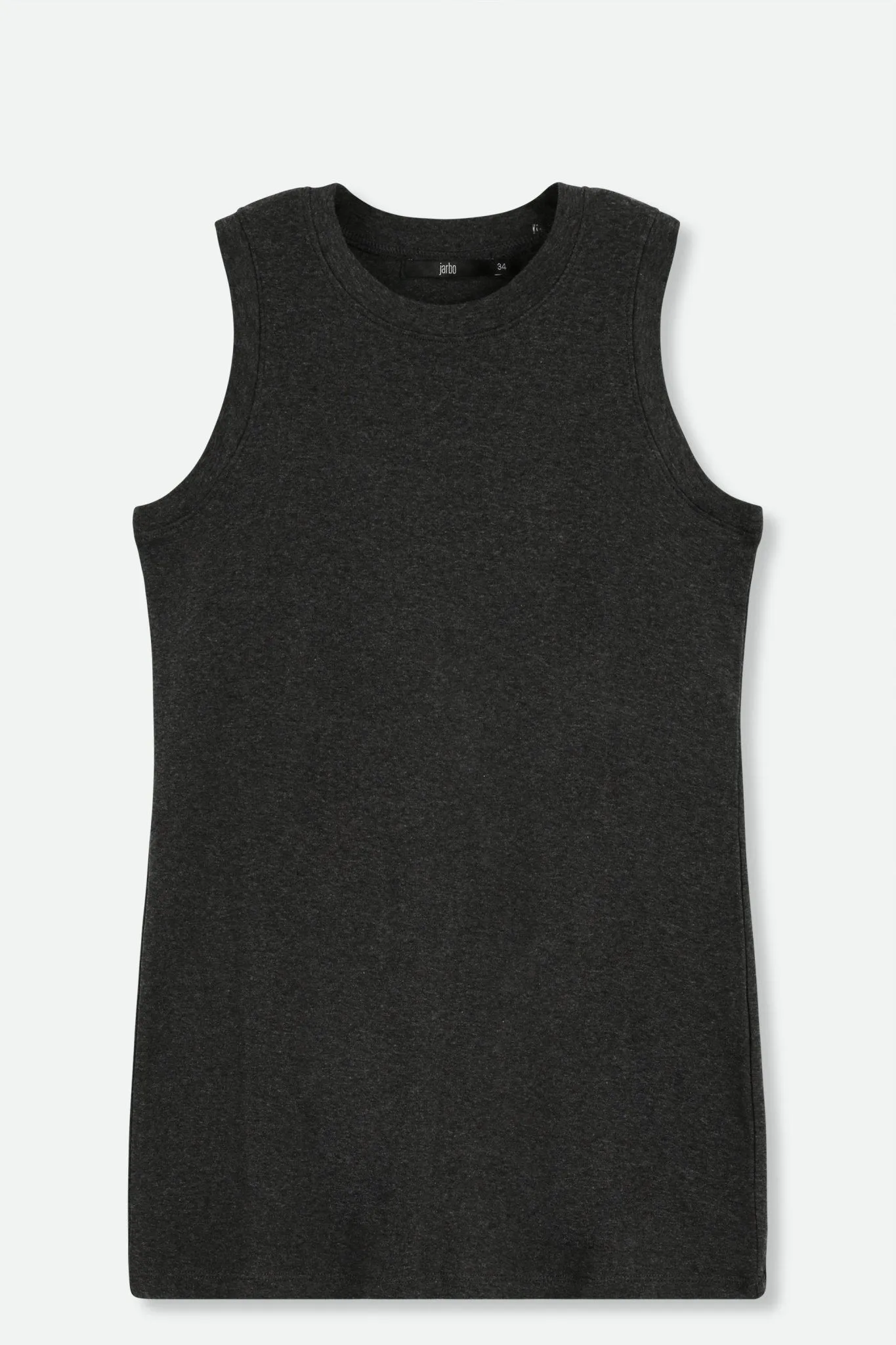 MUSCLE TANK IN HEATHERED PIMA STRETCH gentle hug