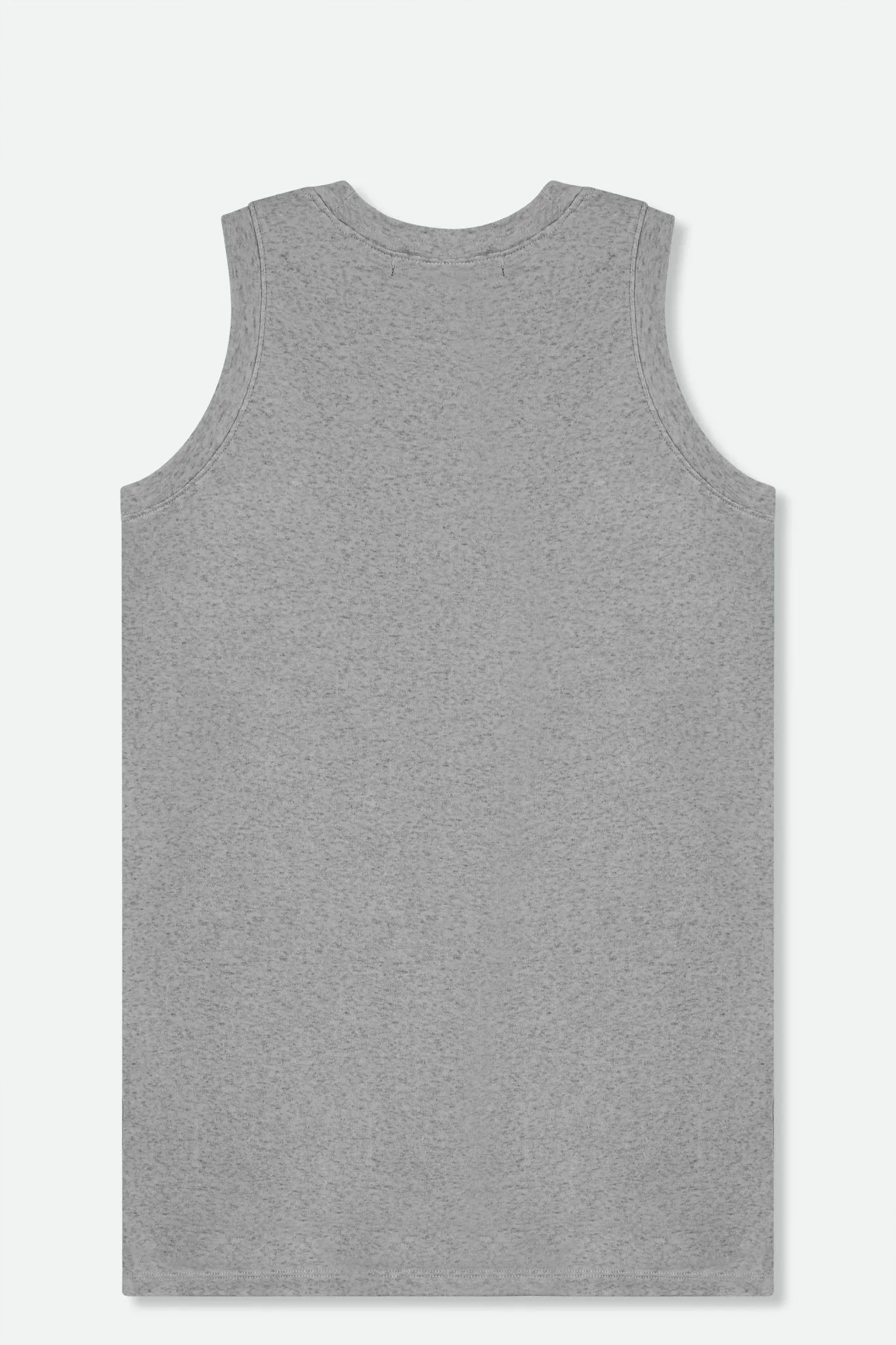 MUSCLE TANK IN HEATHERED PIMA STRETCH less bound