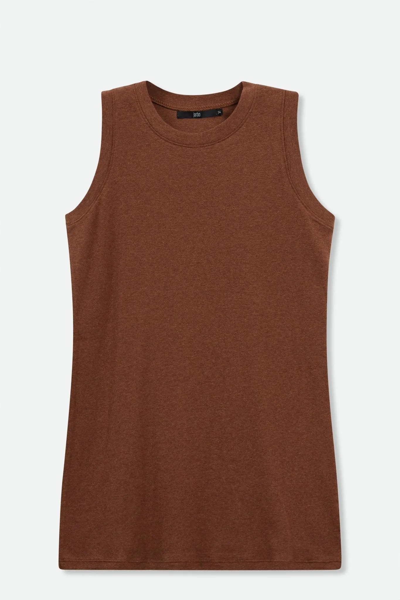 MUSCLE TANK IN HEATHERED PIMA STRETCH gentle days