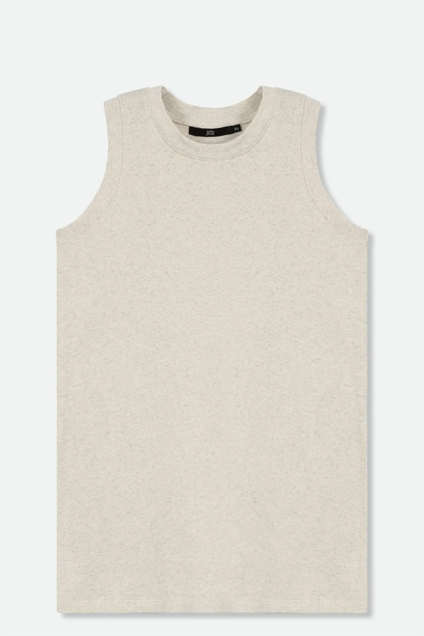 MUSCLE TANK IN HEATHERED PIMA STRETCH thought wear