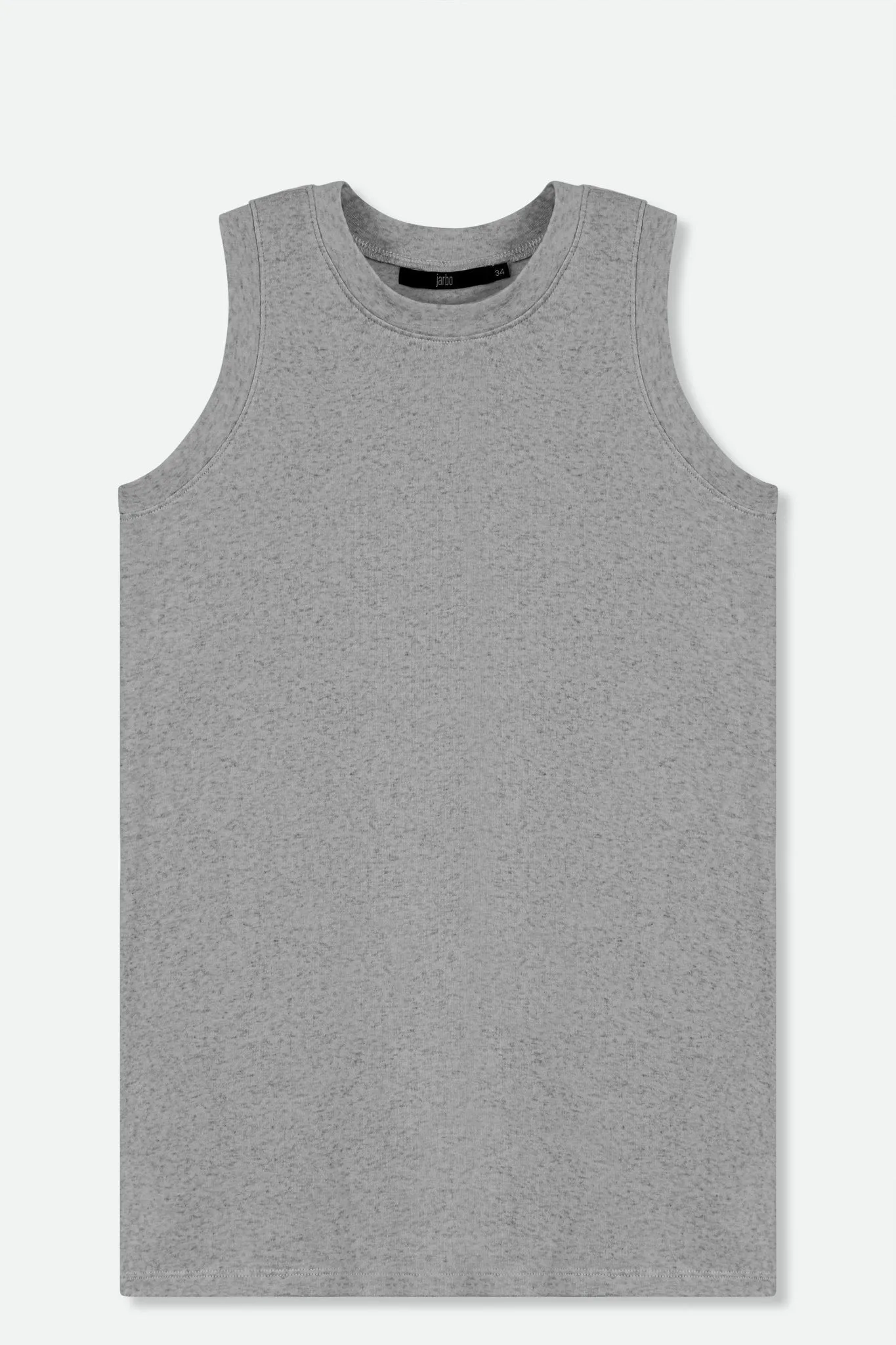 MUSCLE TANK IN HEATHERED PIMA STRETCH intimate time