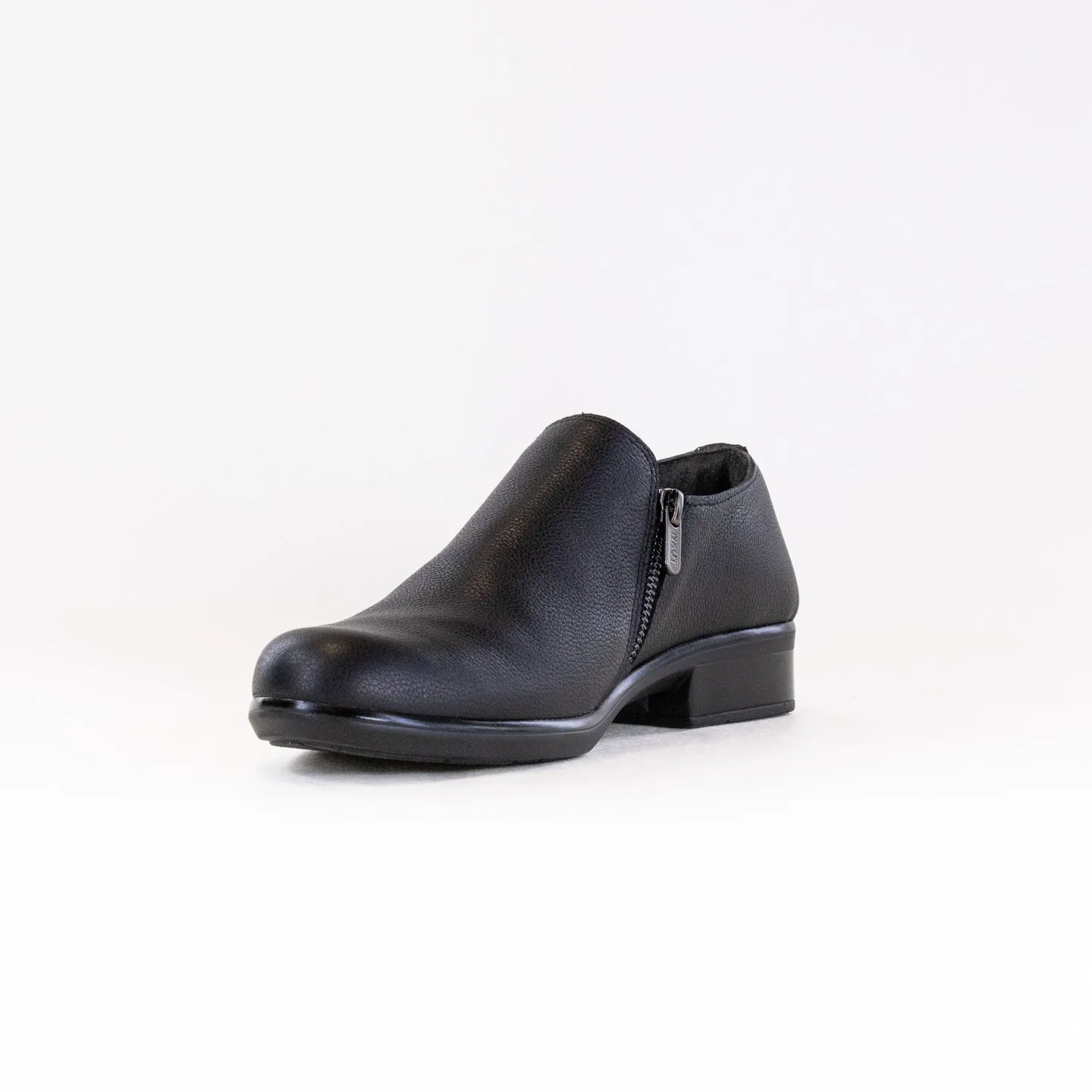 Naot Autan (Women's) - Black Soft Leather rain shield