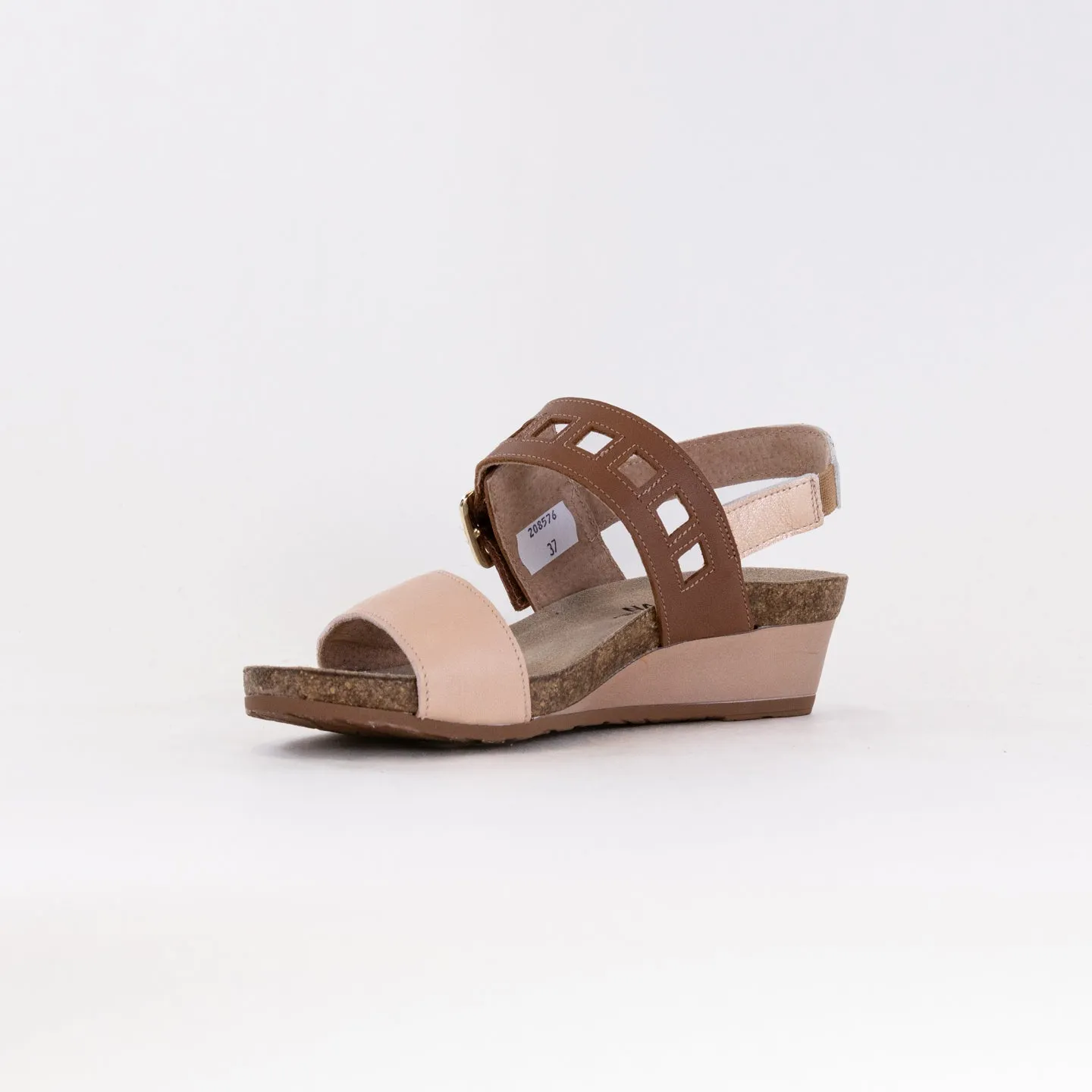 Naot Dynasty (Women's) - Pale Blush/Caramel/Soft Rose Gold Lazy Look