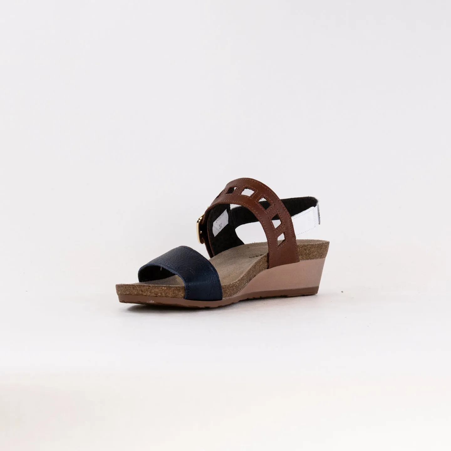 Naot Dynasty (Women's) - Soft Ink/Soft White/Chestnut All Day Wear