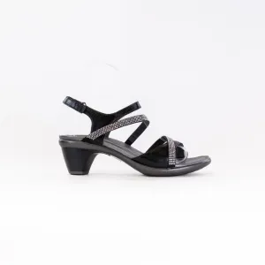 Naot Innovate (Women's) - Black Madras Lthr/Black w/ Clear Rhinestones Local Walk