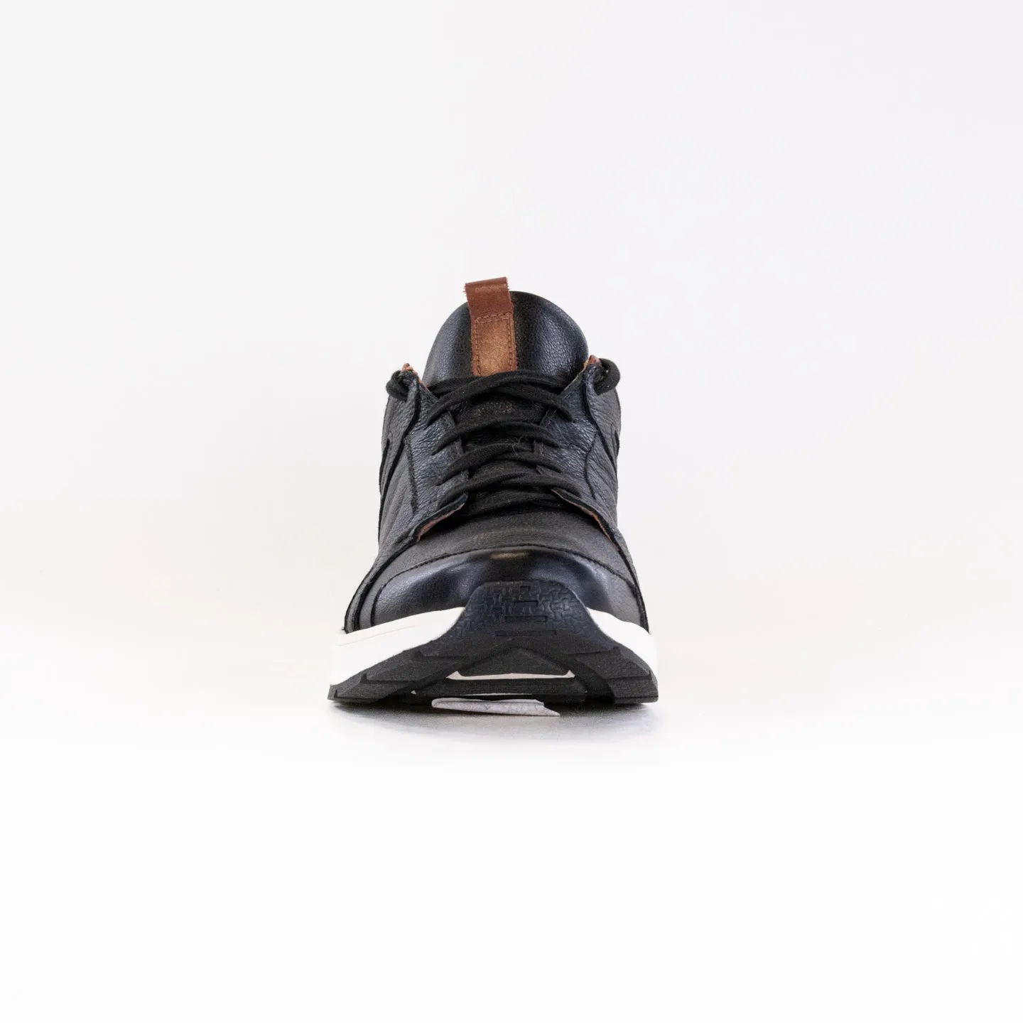 Naot Magnify (Men's) Soft Black Leather Chestnut trail lover