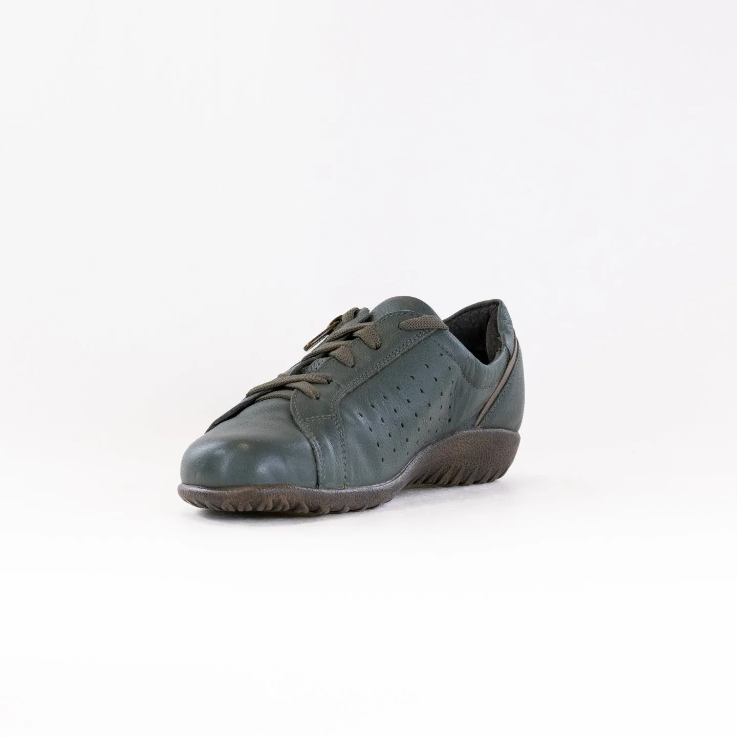 Naot Moko (Women's) - Green Leather Pewter heavy load