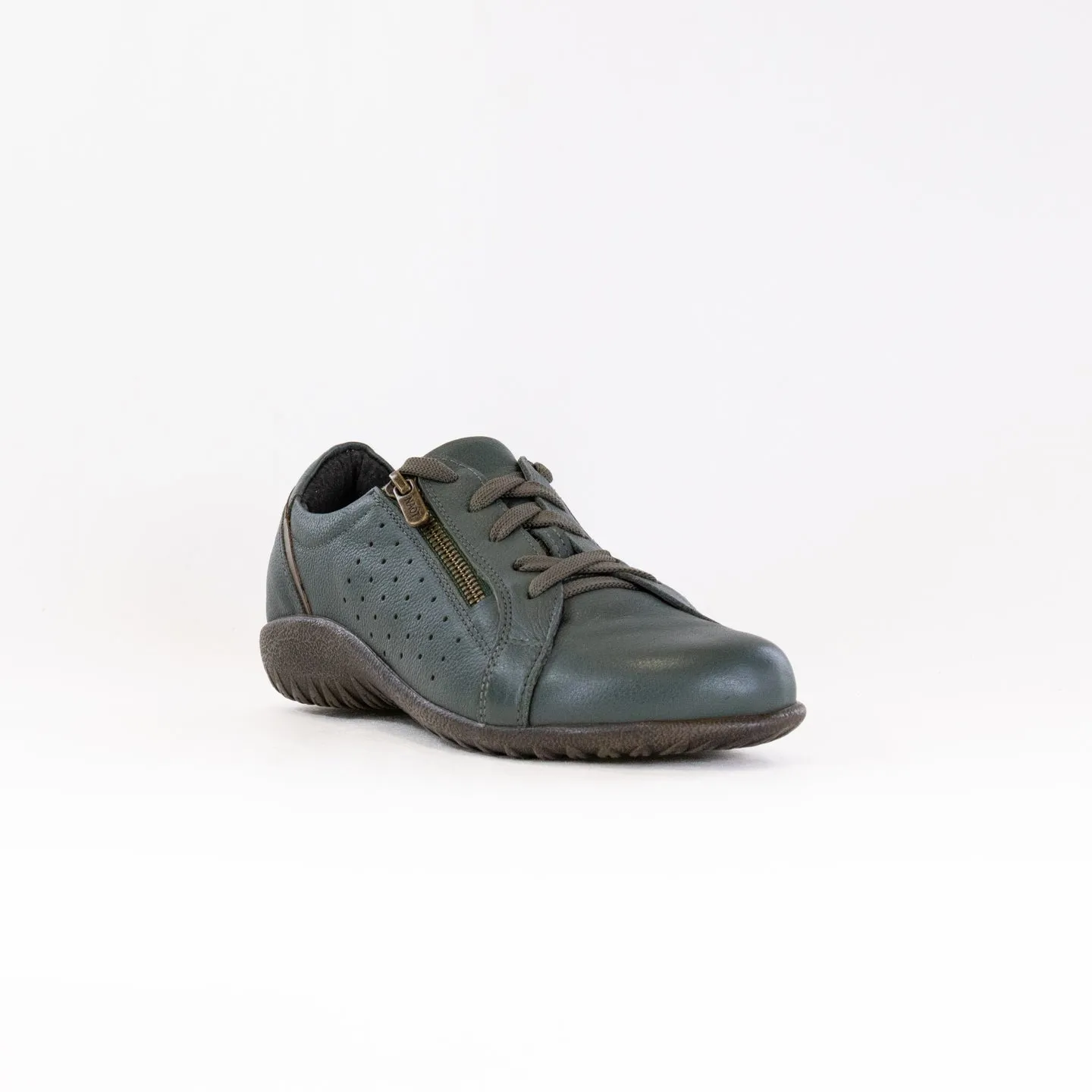 Naot Moko (Women's) - Green Leather Pewter daily explore