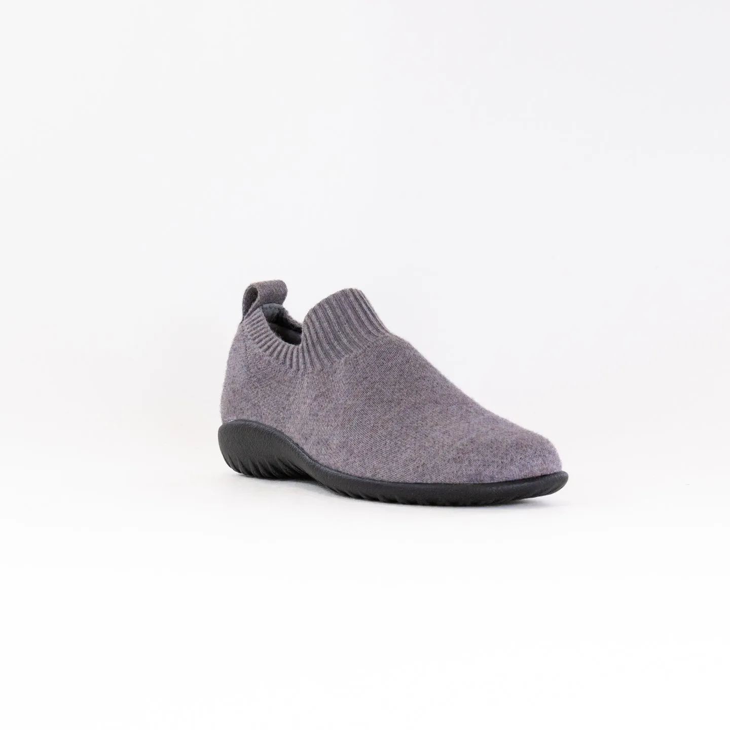 Naot Nuku (Women's) - Gray Knit W/ Black clean path