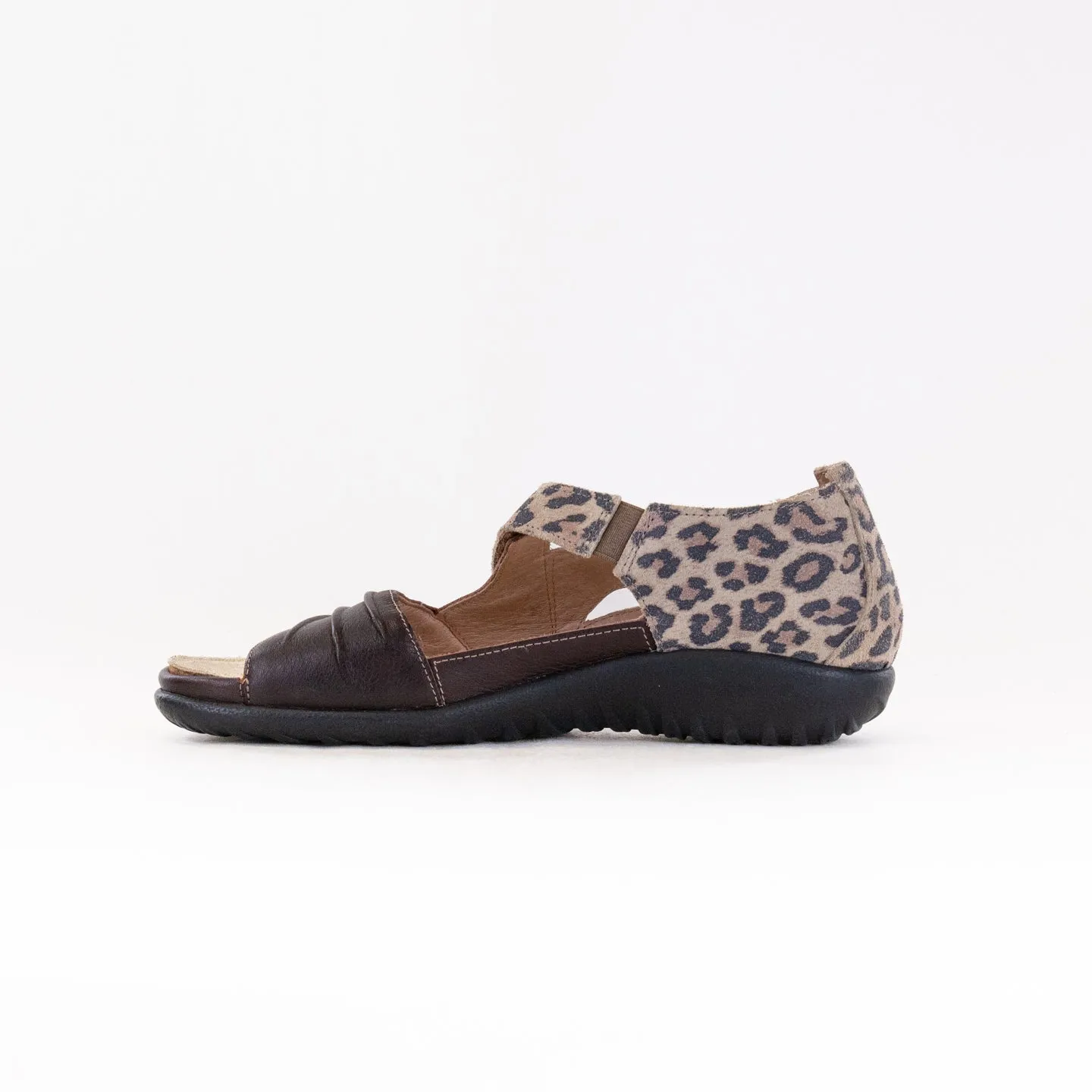 Naot Papaki (Women's) - Soft Brown/Cheetah Suede Flexible Day