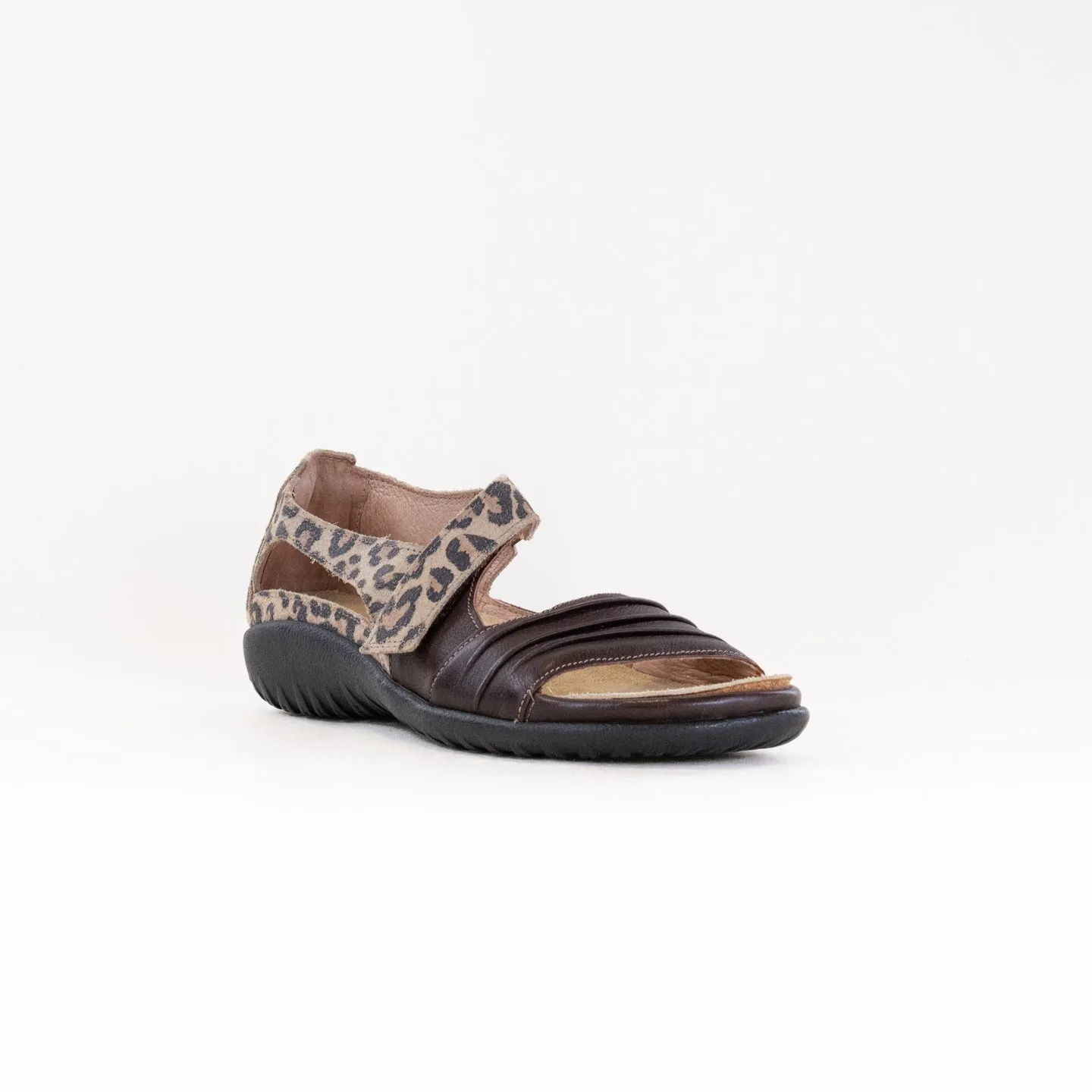 Naot Papaki (Women's) - Soft Brown/Cheetah Suede Summer Vibe