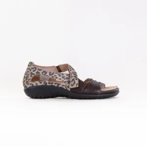 Naot Papaki (Women's) - Soft Brown/Cheetah Suede Mood Soft