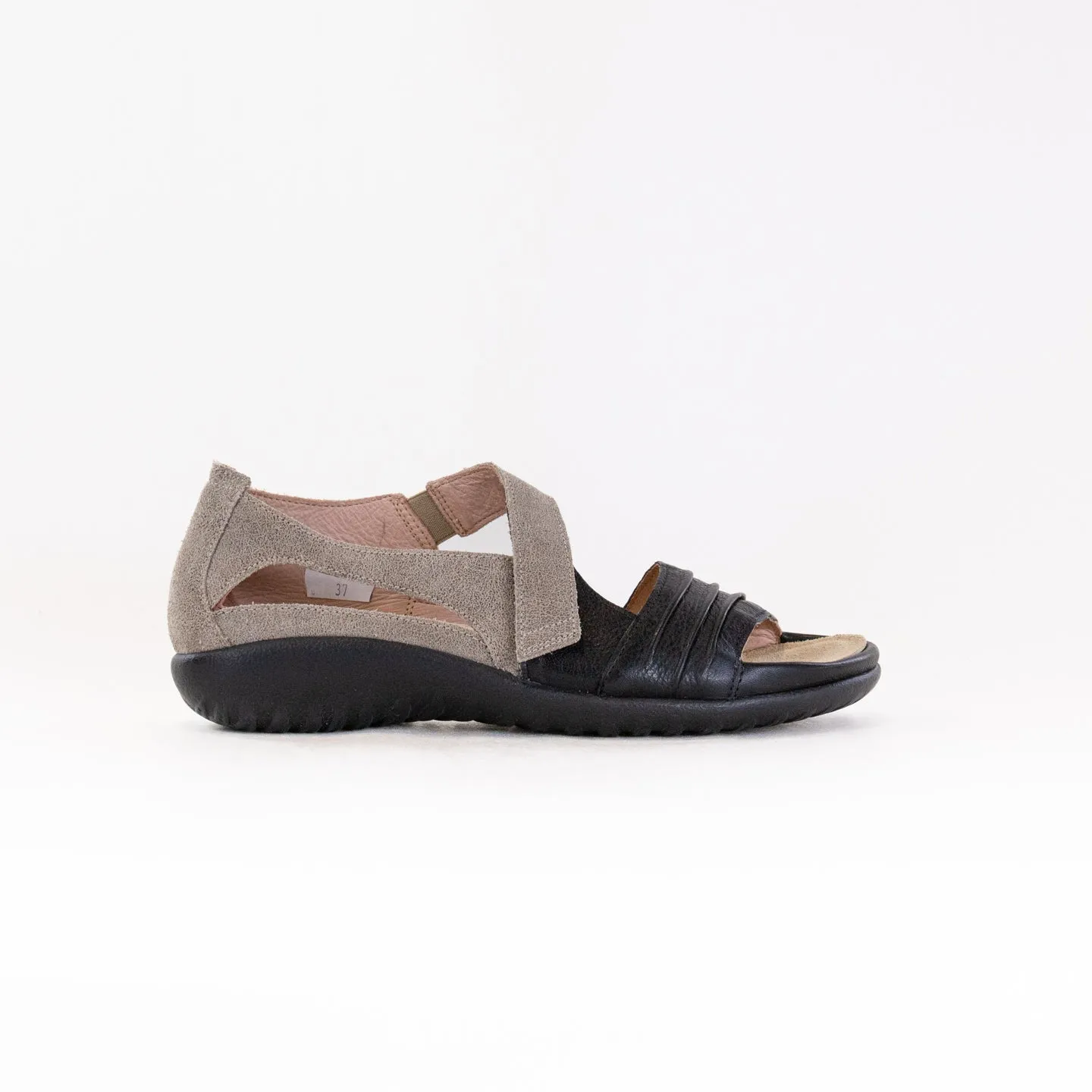 Naot Papaki (Women's) - Speckled Beige/Soft Black Leather Holiday Edit