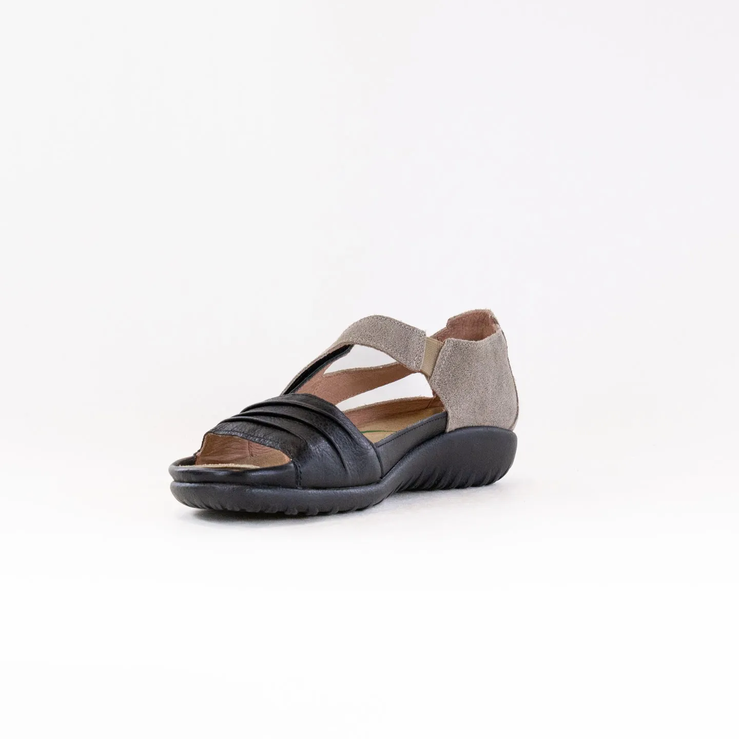 Naot Papaki (Women's) - Speckled Beige/Soft Black Leather All Day