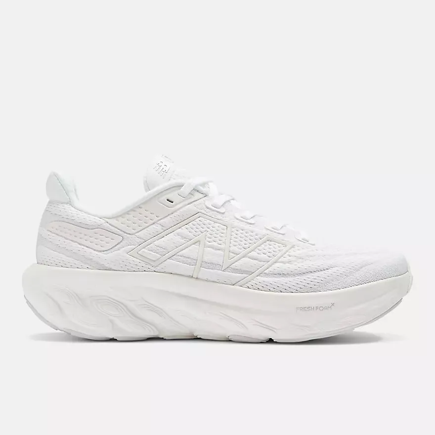 New Balance 1080V13 (Women's) - White/Grey pavement zone