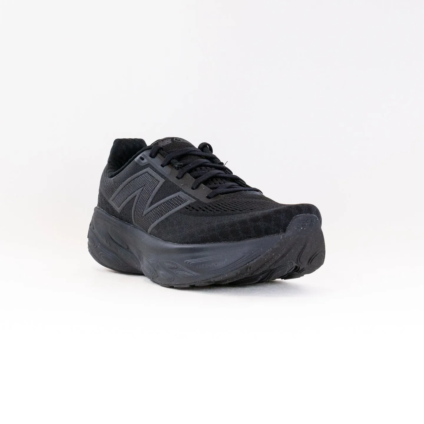 New Balance 1080V14 (Men's) - Black with Black Metallic and Phantom pavement gear