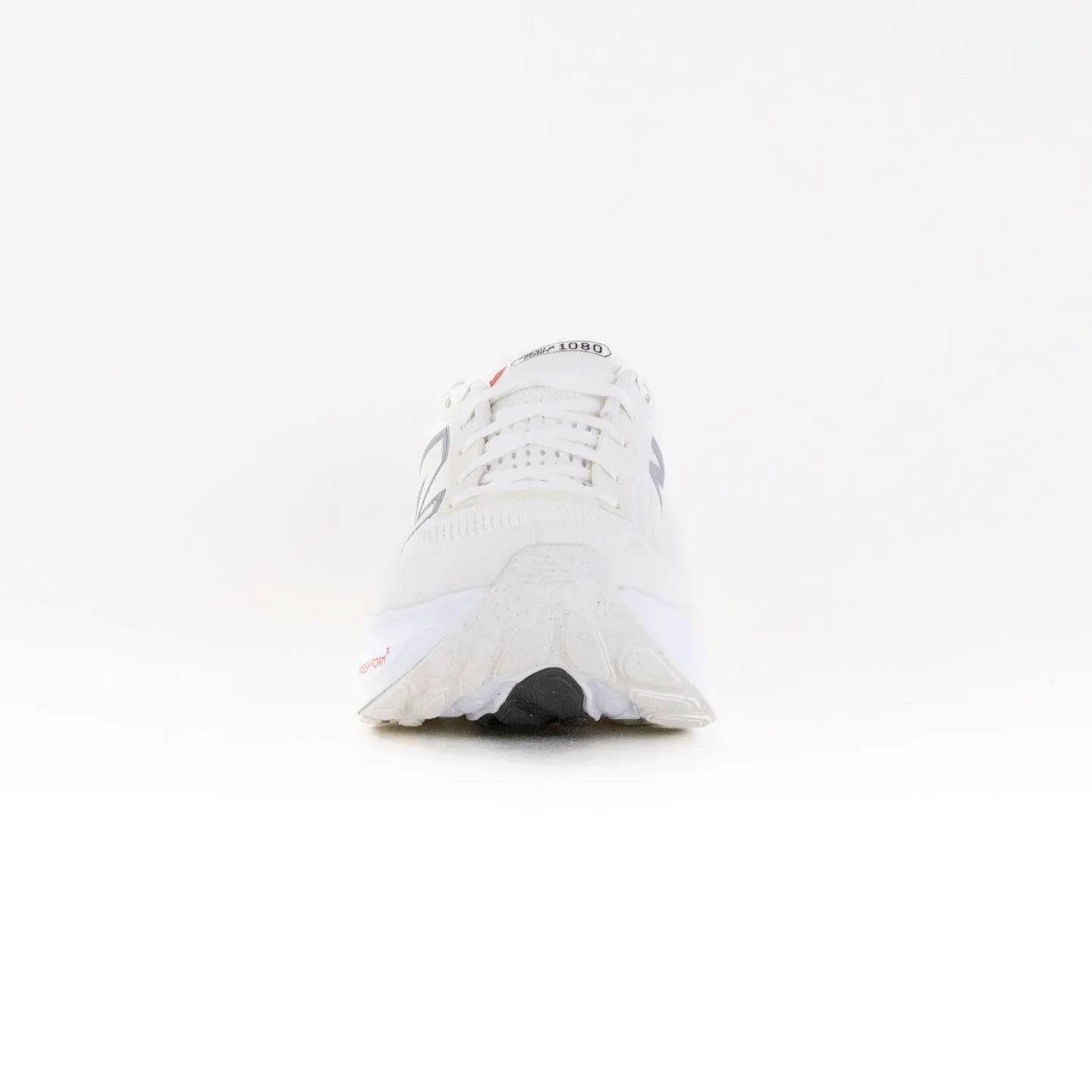New Balance 1080V14 (Men's) - White with Silver Metallic and Sea Salt step control