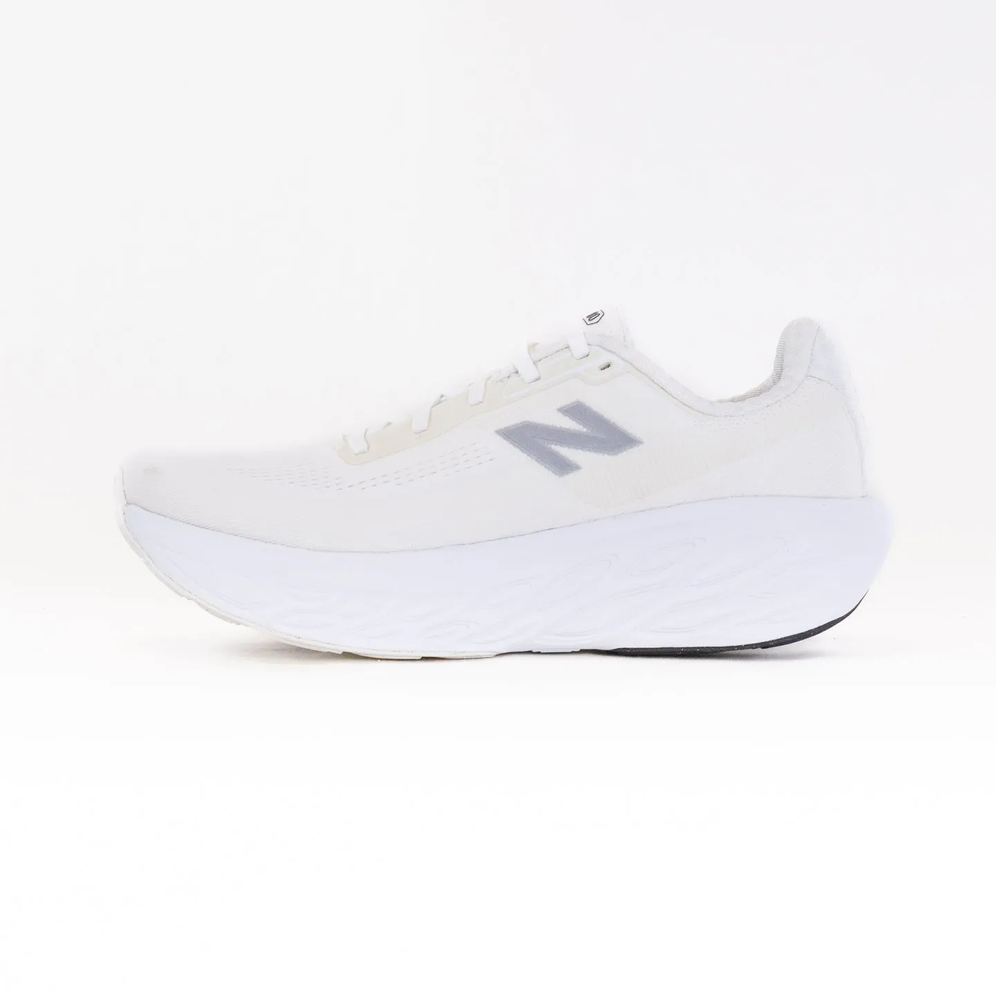 New Balance 1080V14 (Men's) - White with Silver Metallic and Sea Salt training drive
