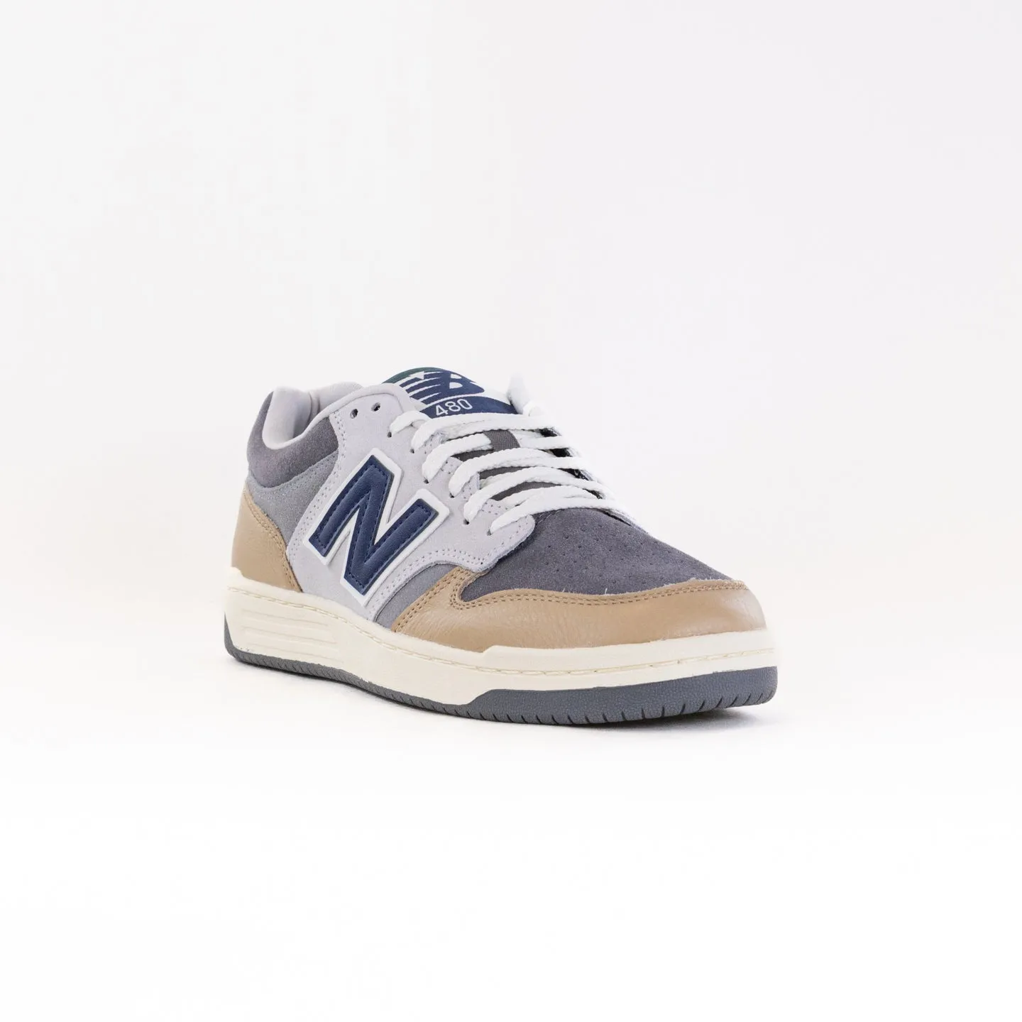 New Balance 480 (Men's) - Castlerock/Brown padded ankle