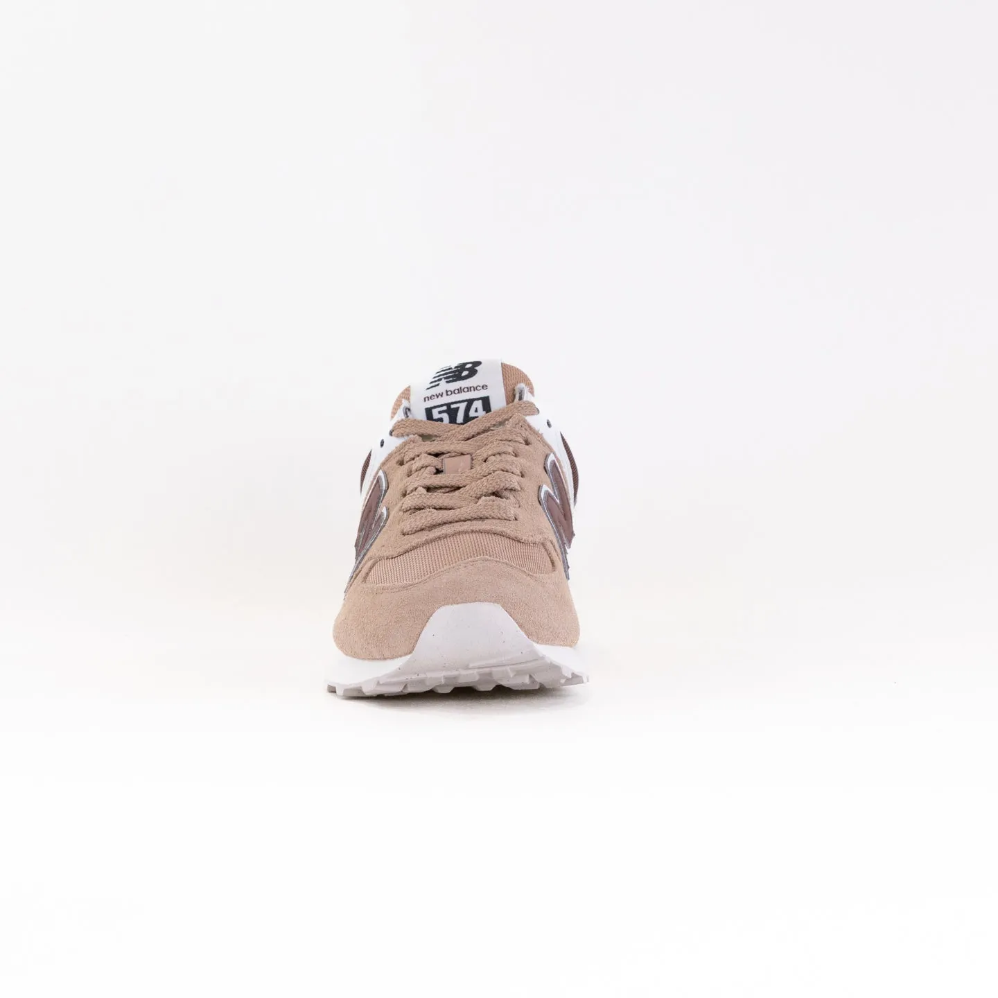 New Balance 574 (Women's) - Flat Taupe/Oak/Turtle Dove rest break