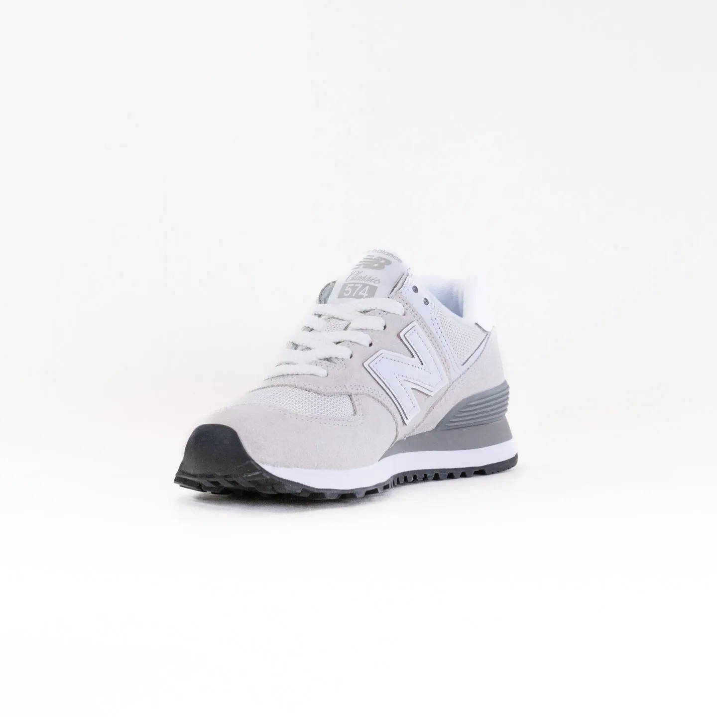 New Balance 574 (Women's) - Nimbus Cloud/White anti slip