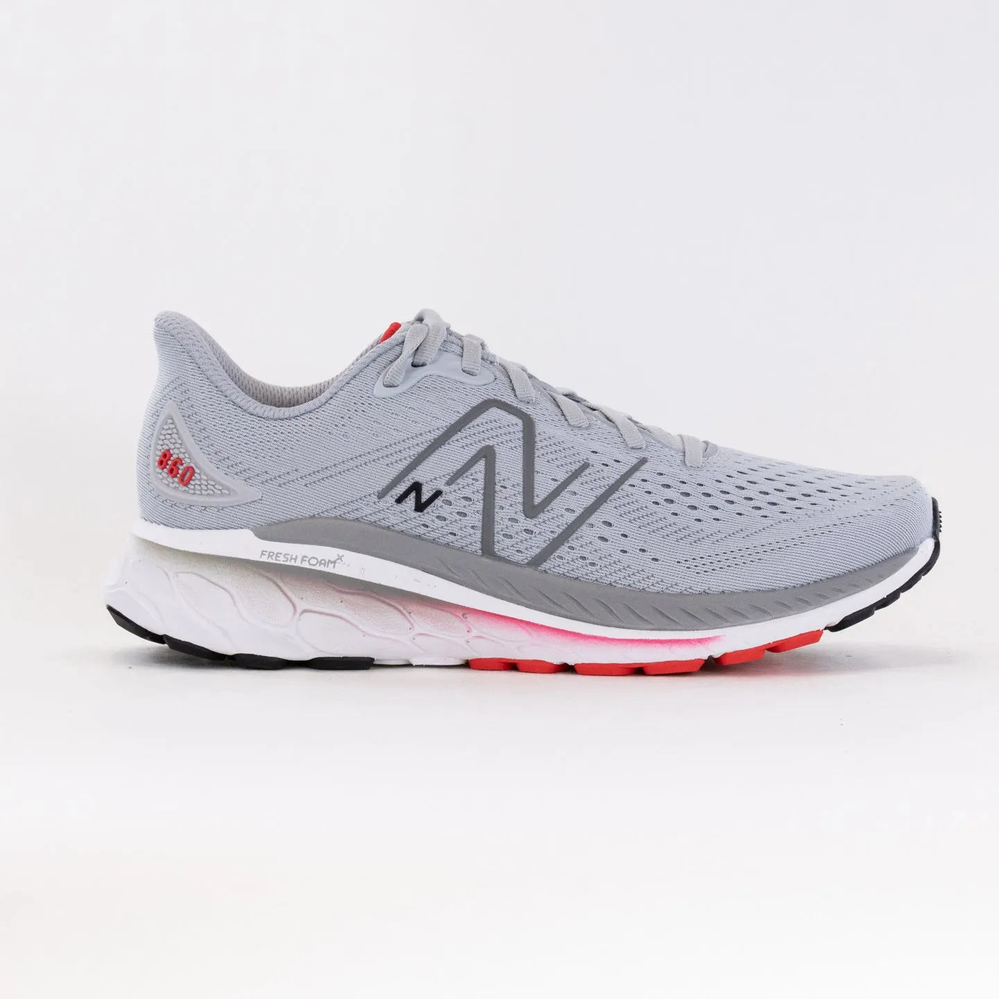 New Balance 860v13 (Men's) - Grey/Red step control