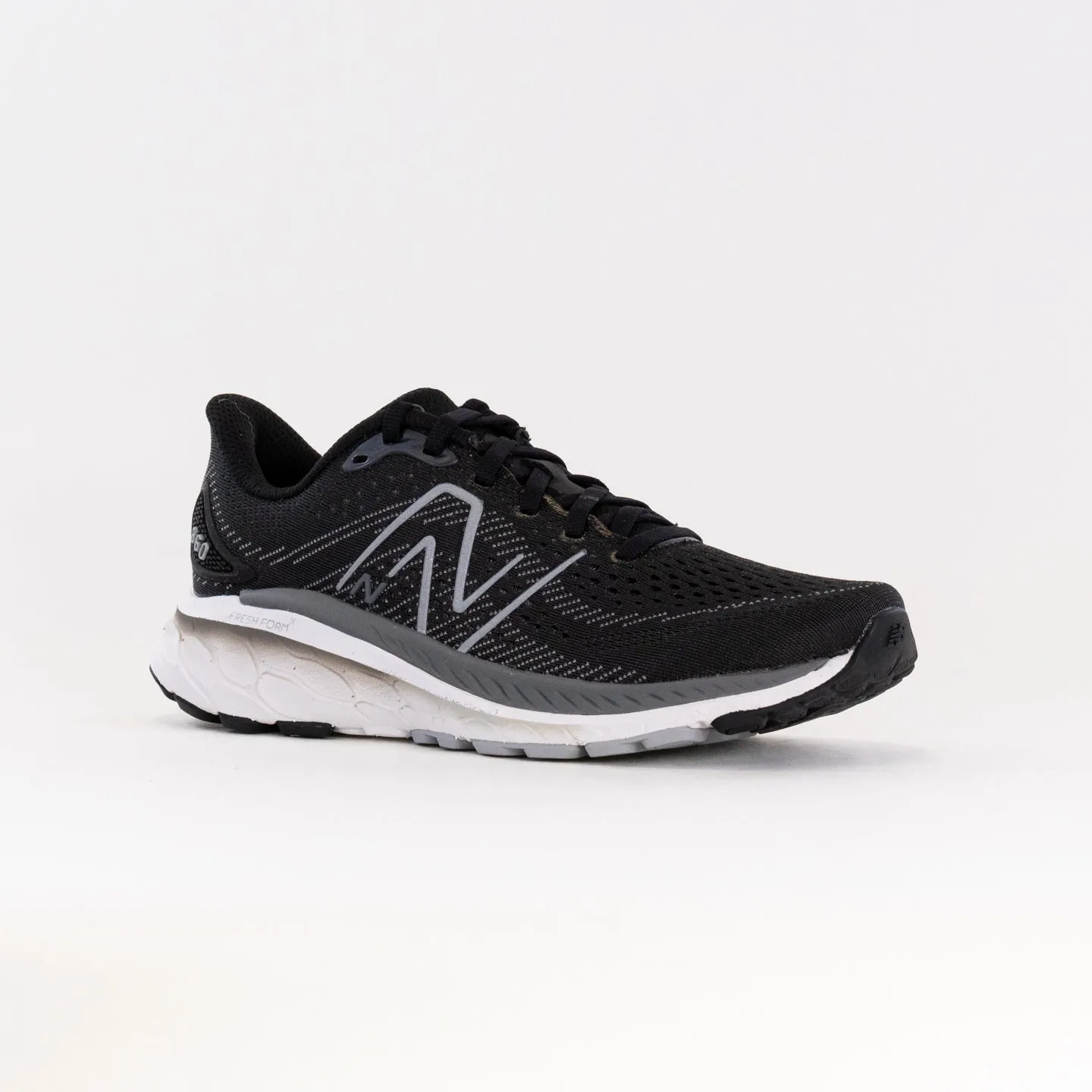New Balance 860V13 (Women's) - Black/White/Lead core athlete