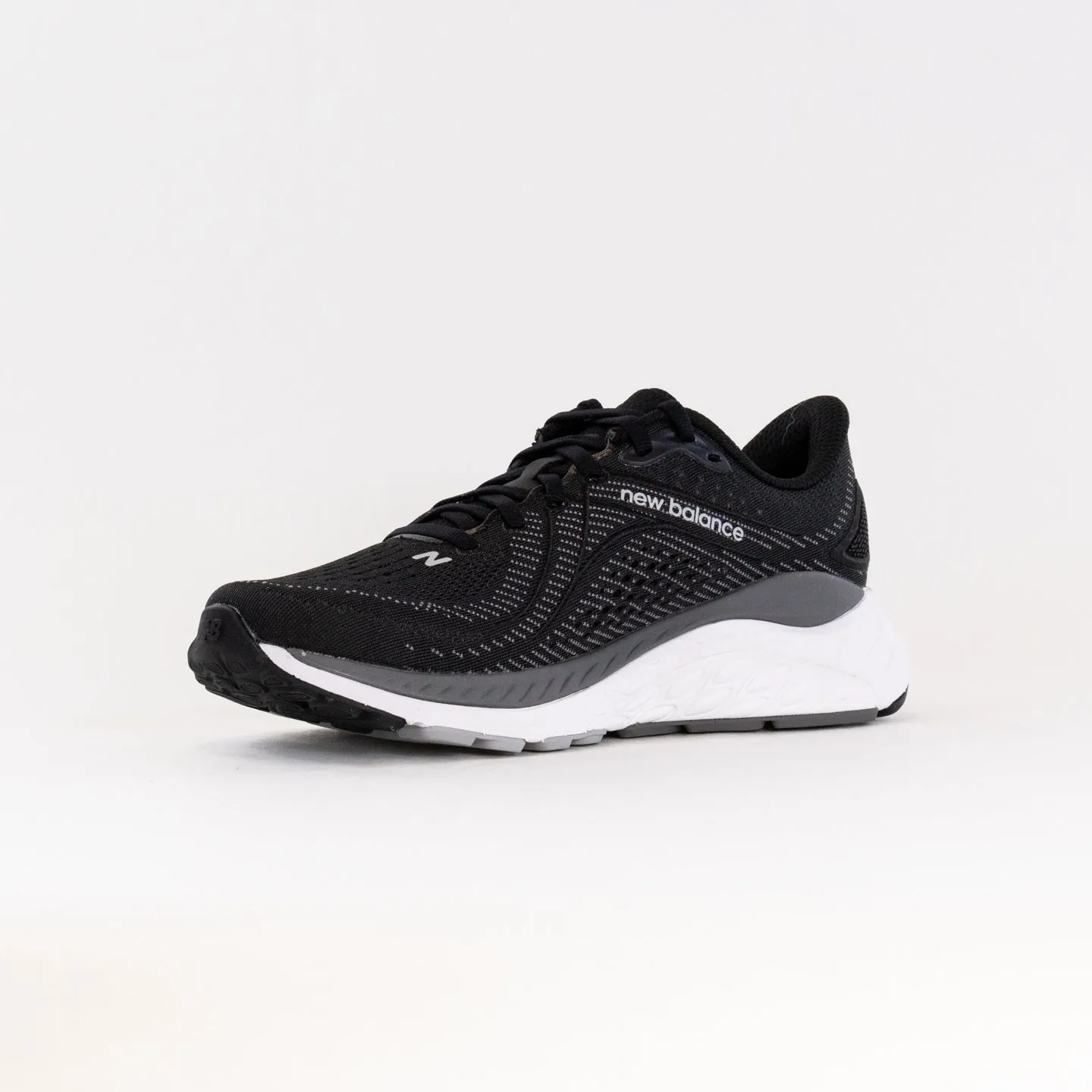 New Balance 860V13 (Women's) - Black/White/Lead motion tech