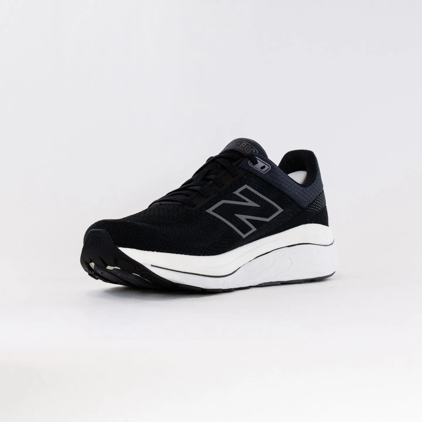 New Balance 860V14 (Men's) - Black stretch knit