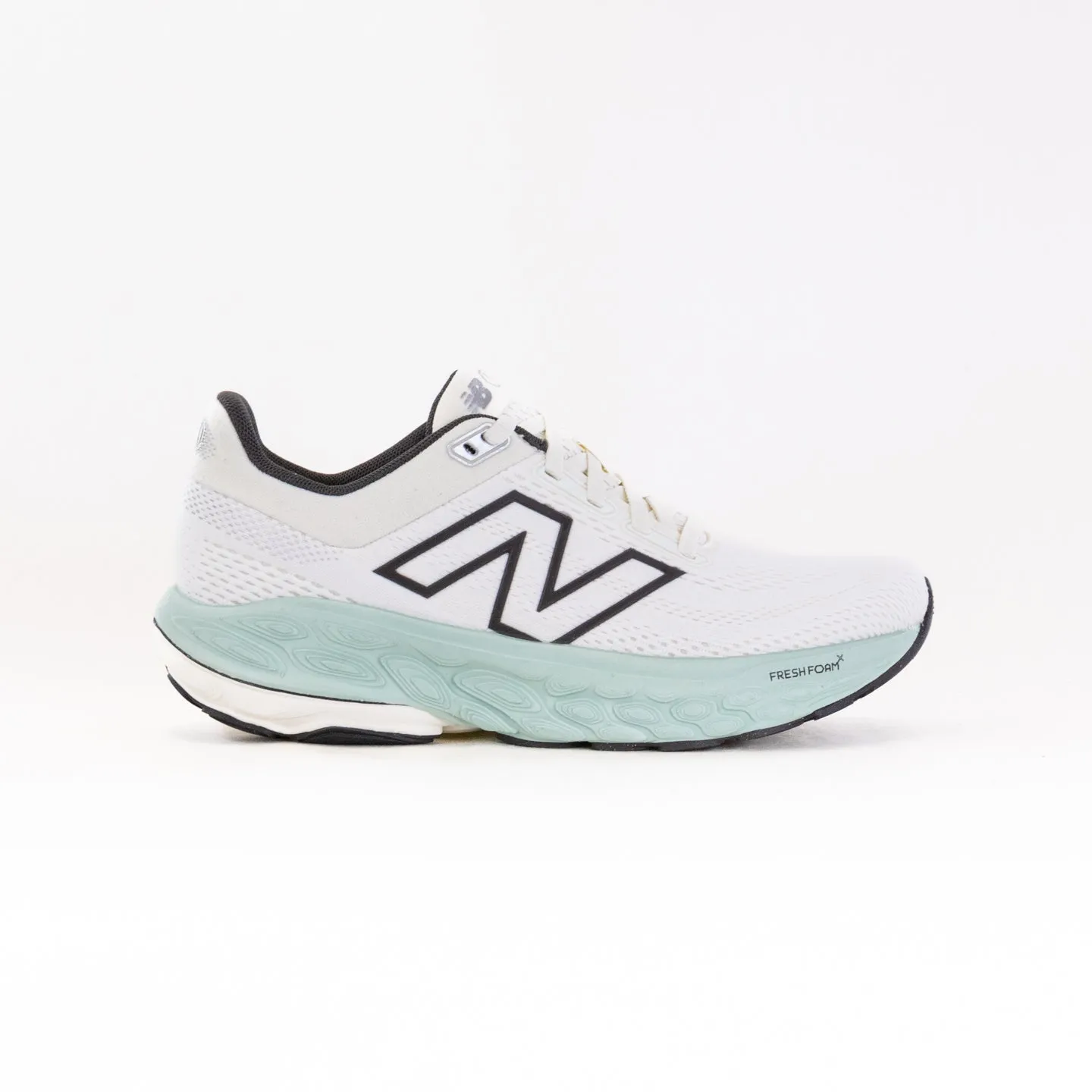 New Balance 860V14 (Women's) - White/Beige leg drive